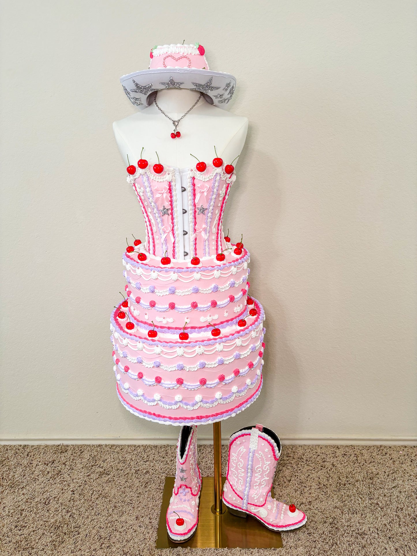 Fake Cake Tiered Skirt and Corset