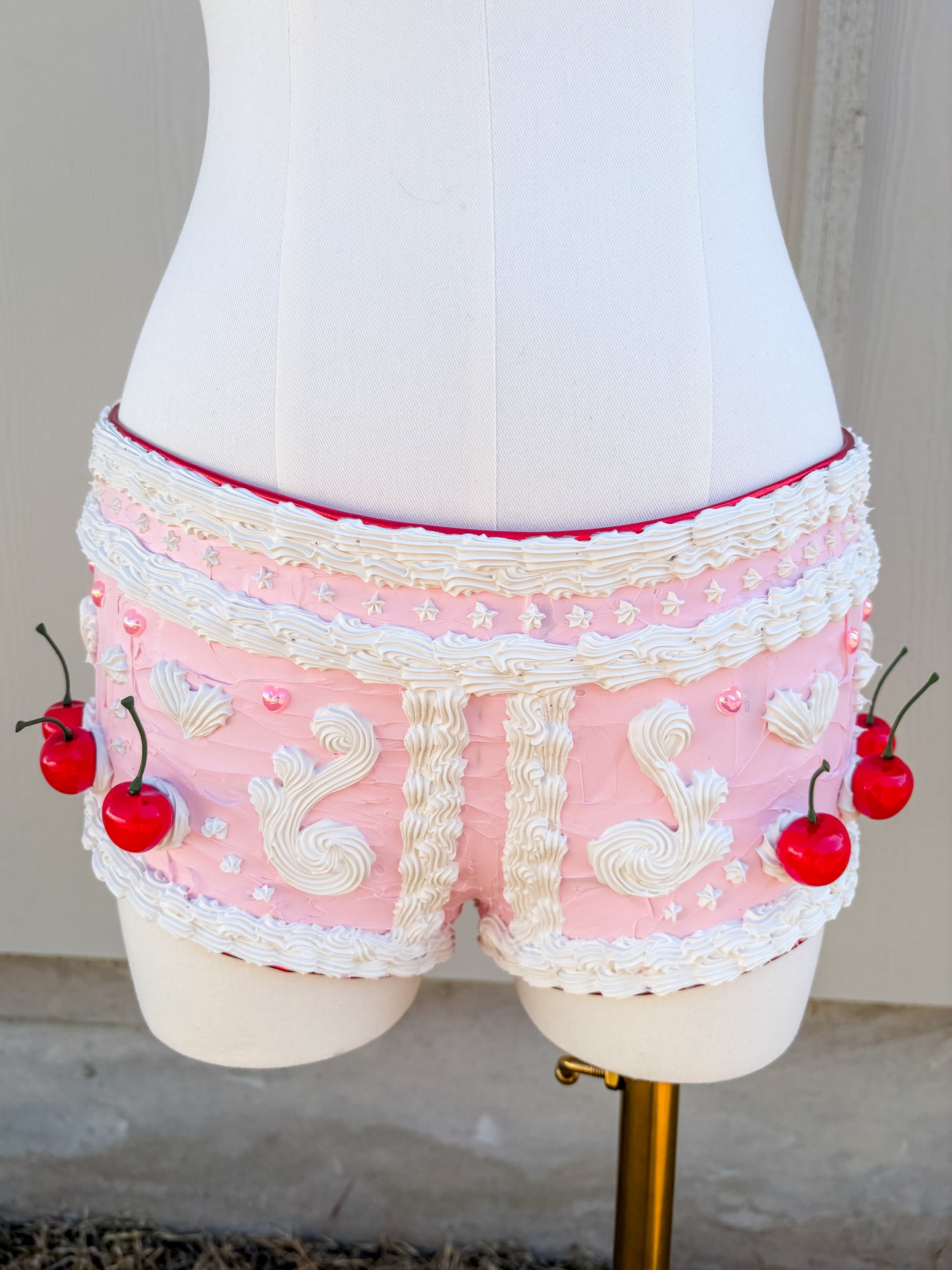 Cherry Cake Bra and Shorts Set - Rental Outfit