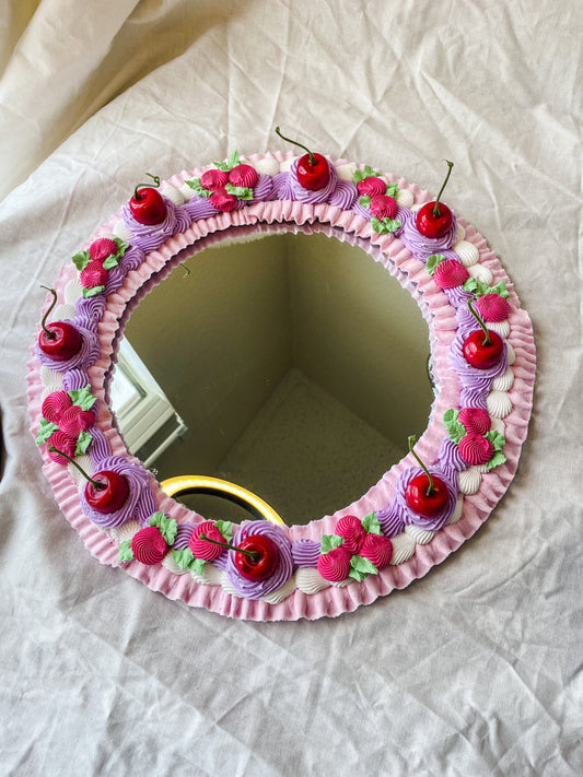 Customizable 12” Fake Cake Mirror