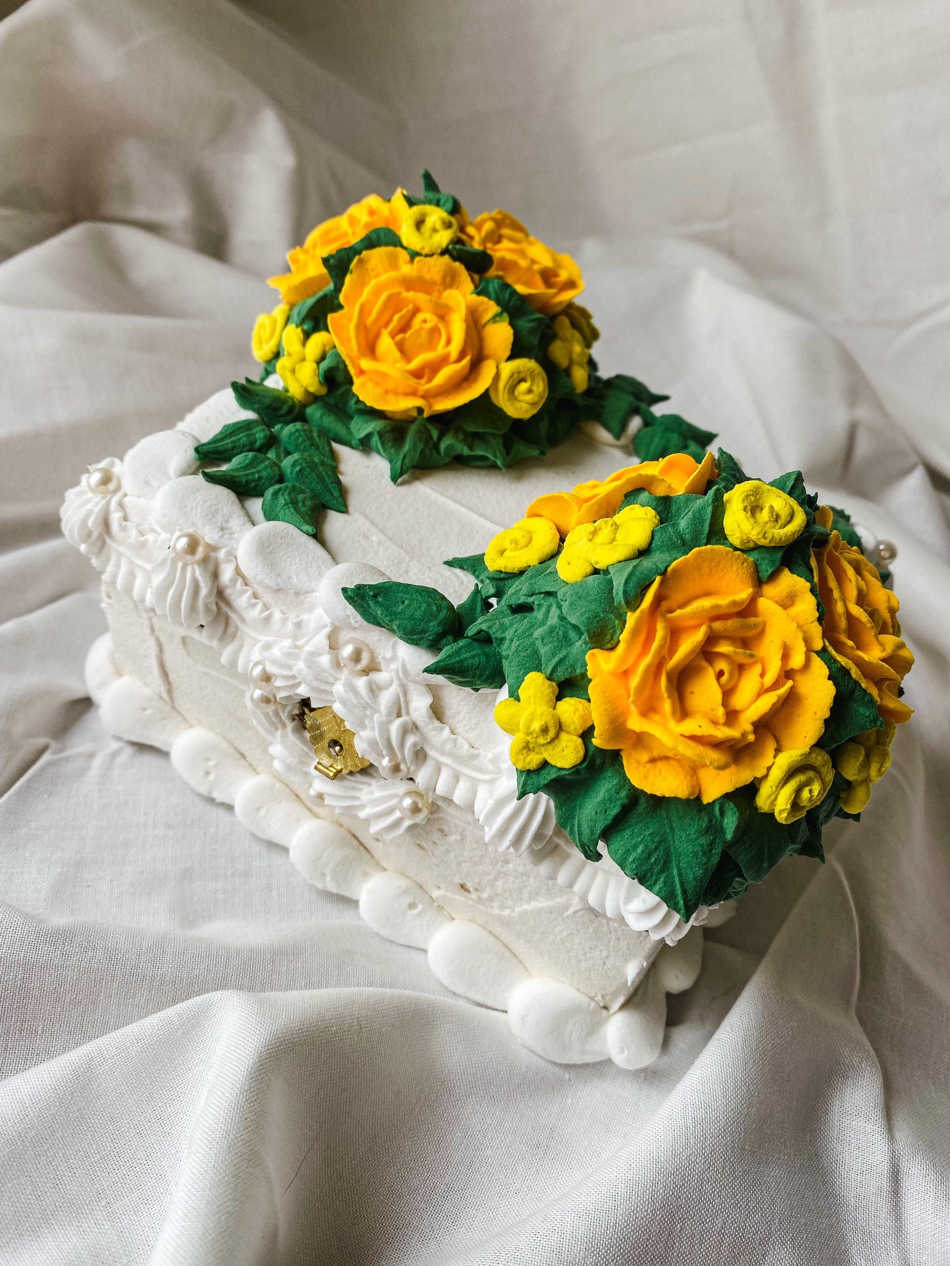 Floral Fake Cake Box