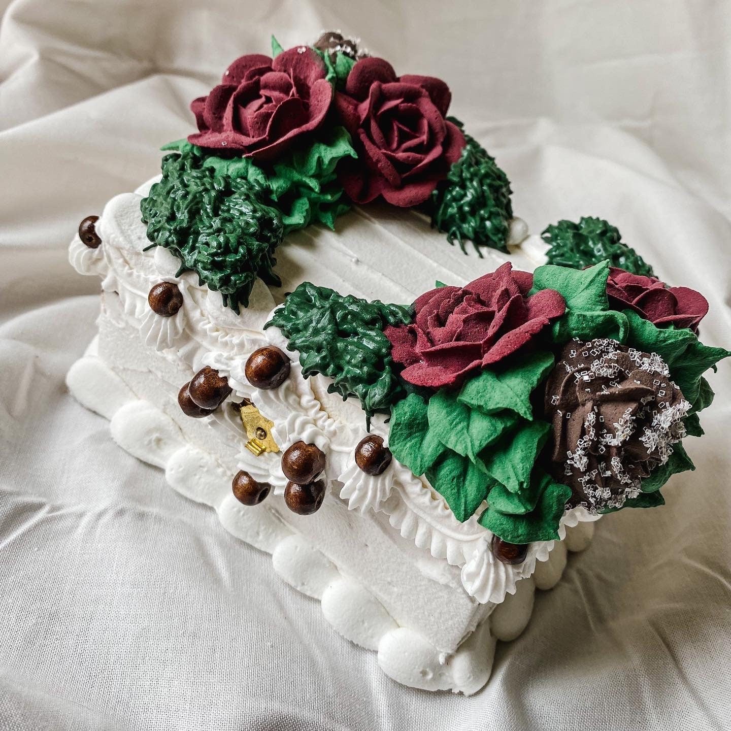 Floral Fake Cake Box