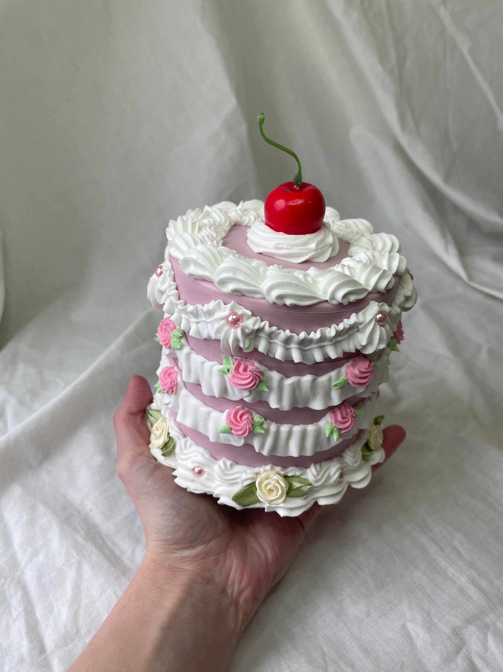 4 Layer Fake Cake Jewelry Box