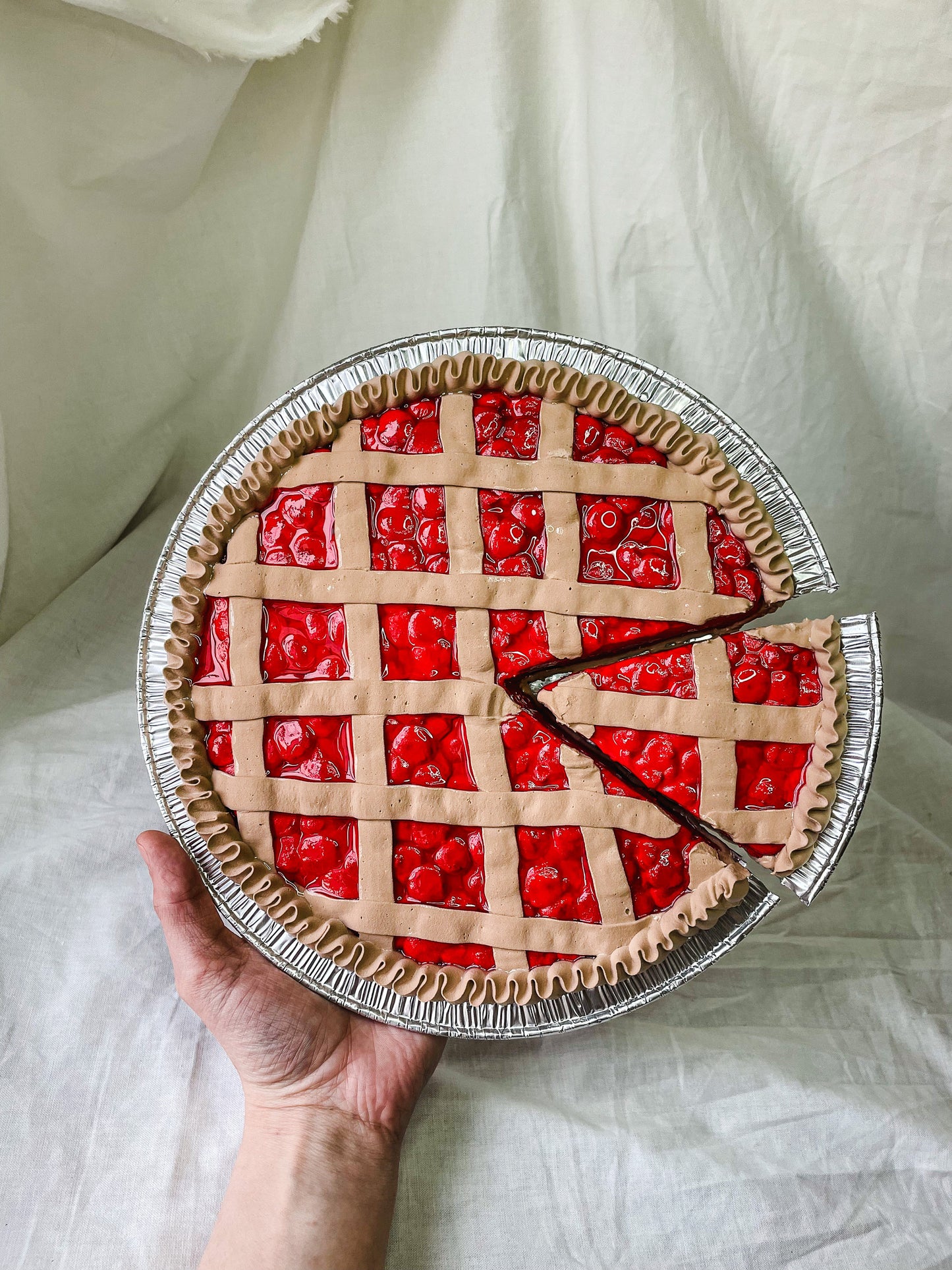 Customizable 8inch Fake Pies - Cherry, Blueberry, Strawberry, Blackberry and Berry American Flag