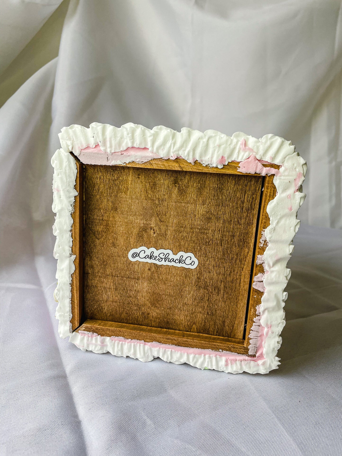 Vintage Pink Fake Cake Tissue Box Holders