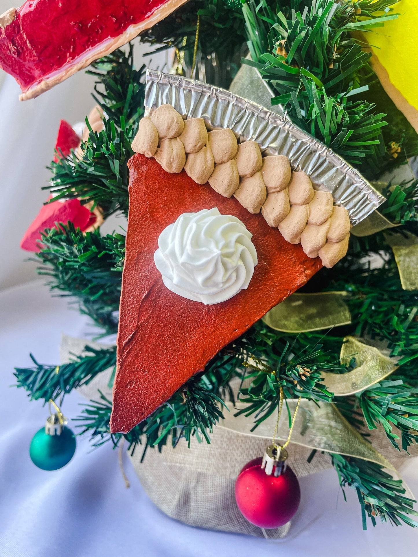 Pie Slice Ornaments