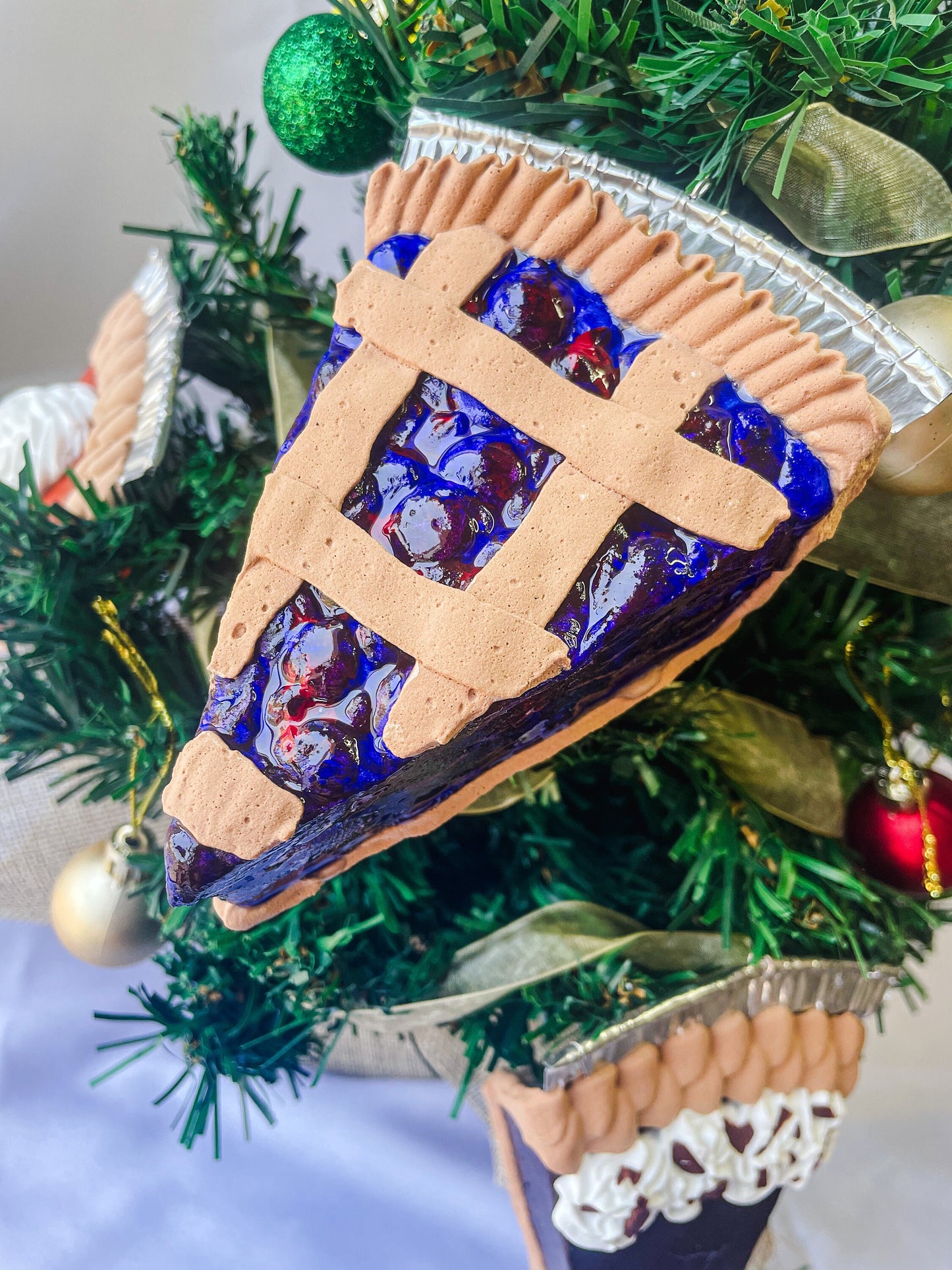 Pie Slice Ornaments