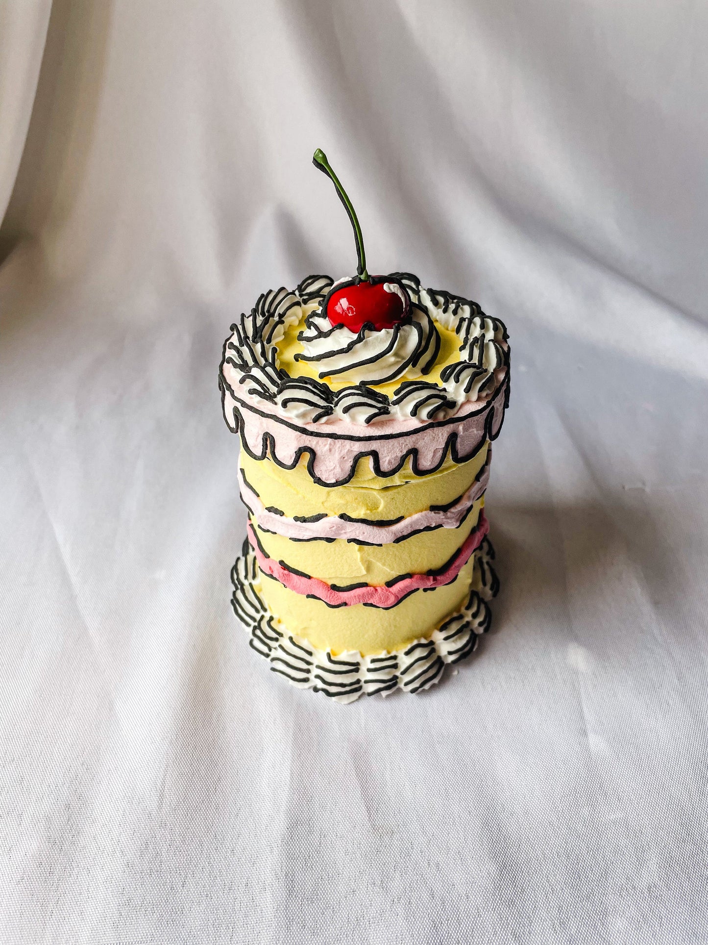 Cartoon Comic Fake Cake Box