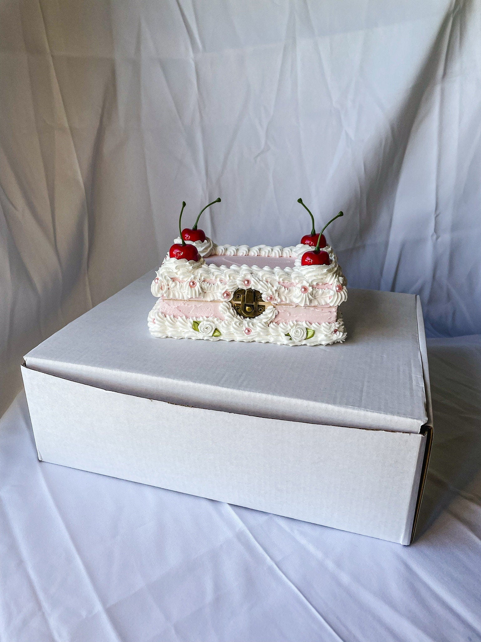 Customizable DIY Fake Cake Box Decorating Kit
