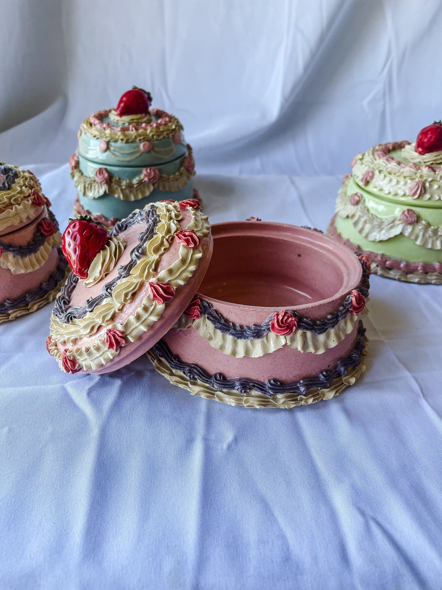 Ceramic Cake Jars