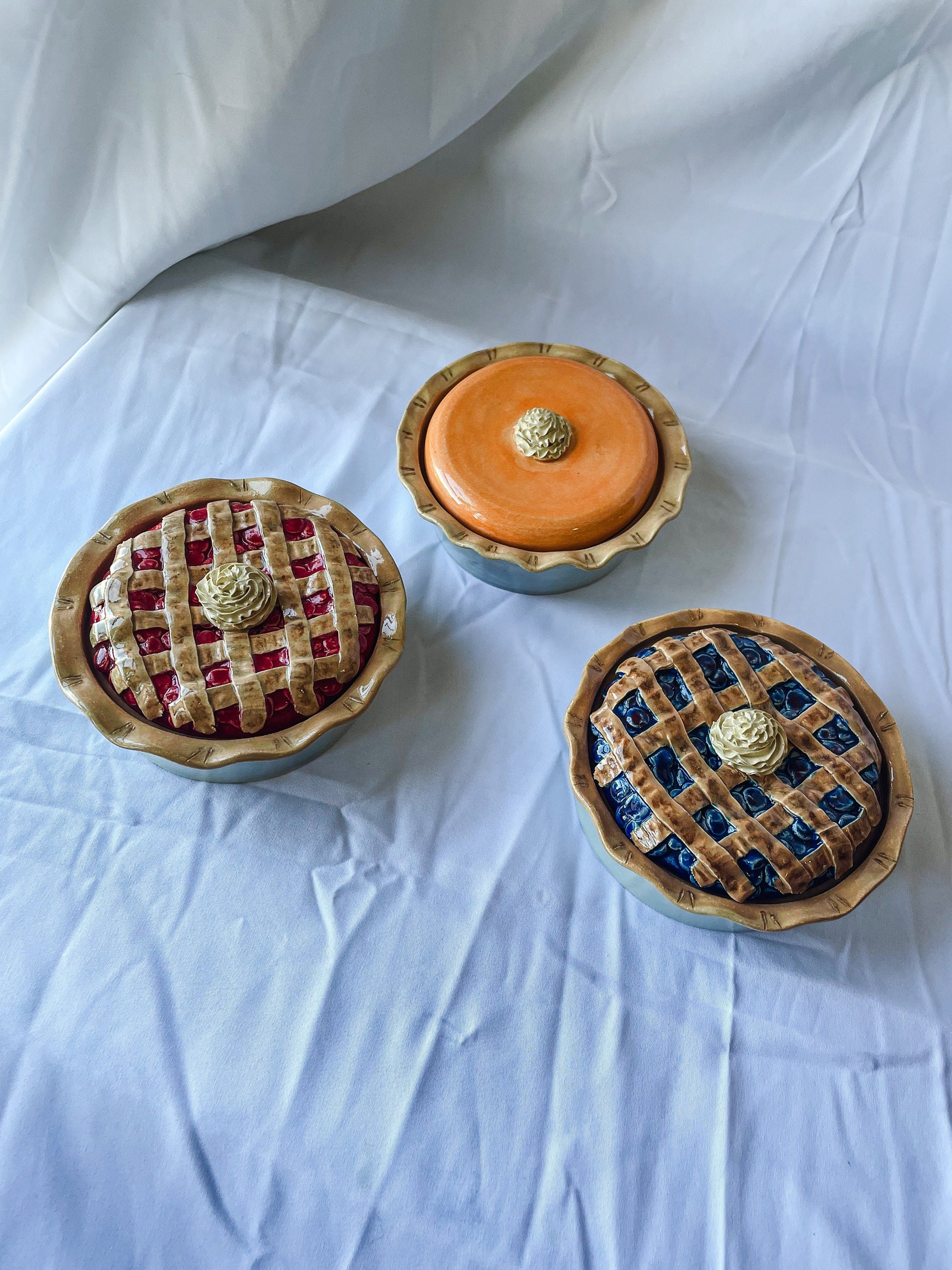 Ceramic Pie Jars