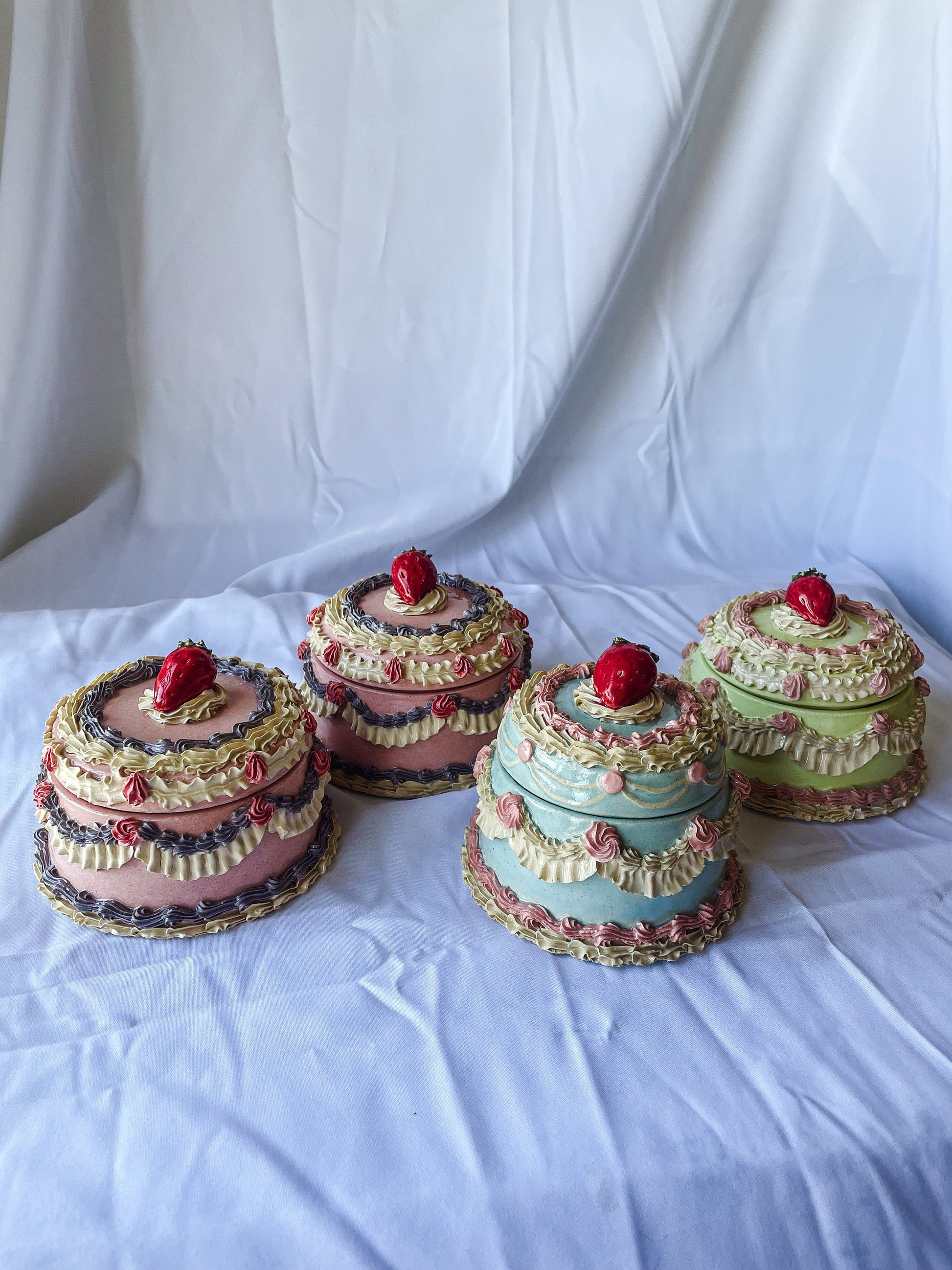 Ceramic Cake Jars