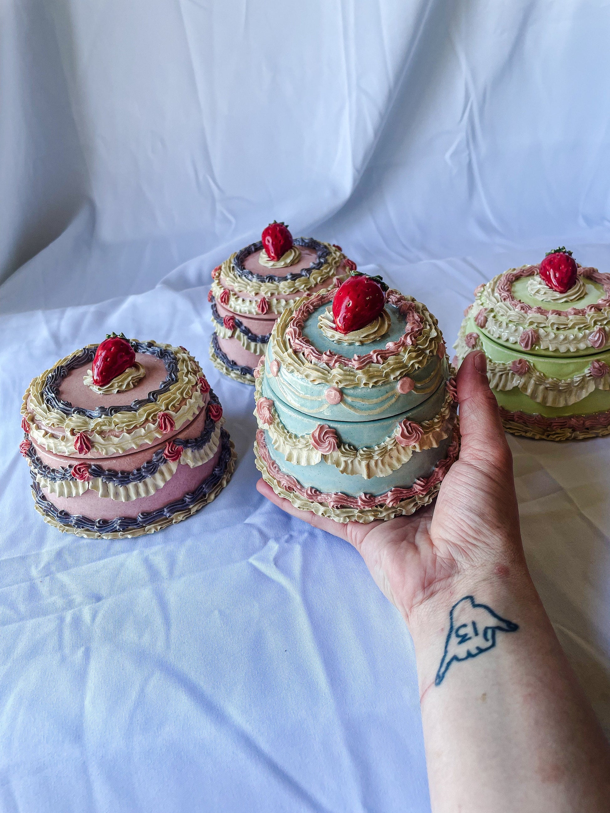 Ceramic Cake Jars