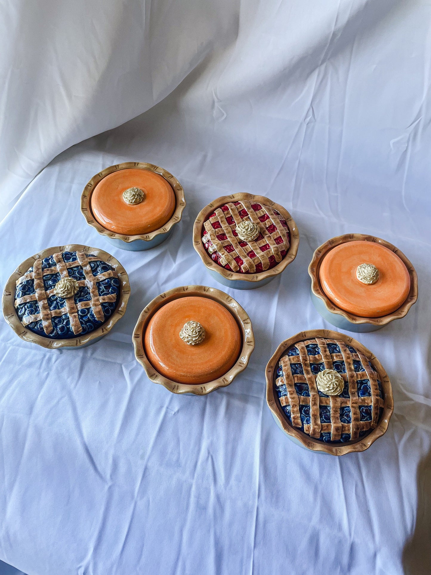 Ceramic Pie Jars