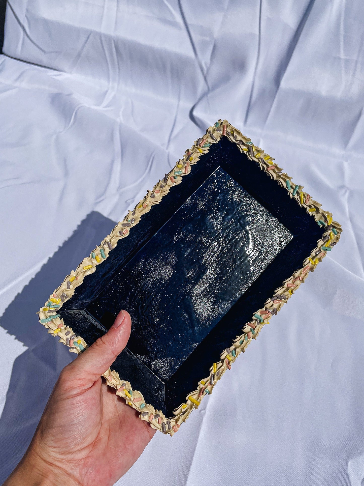 Black Cake Rolling Tray, Ashtray and Grinder Set