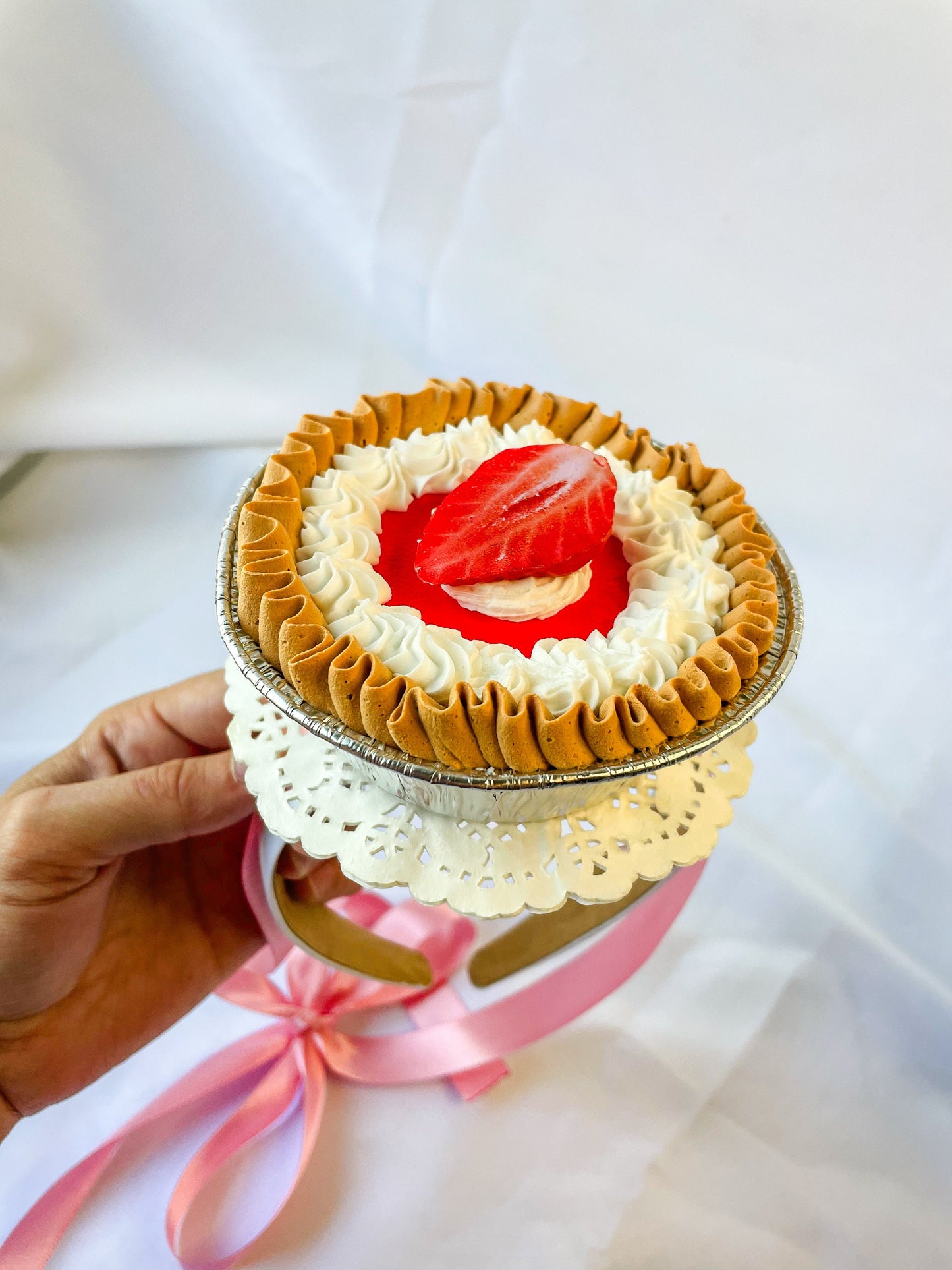 Customizable Faux Mini Pie Headbands