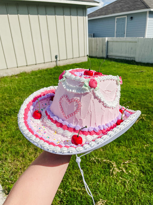 Customizable Faux Cake Cowboy Hat