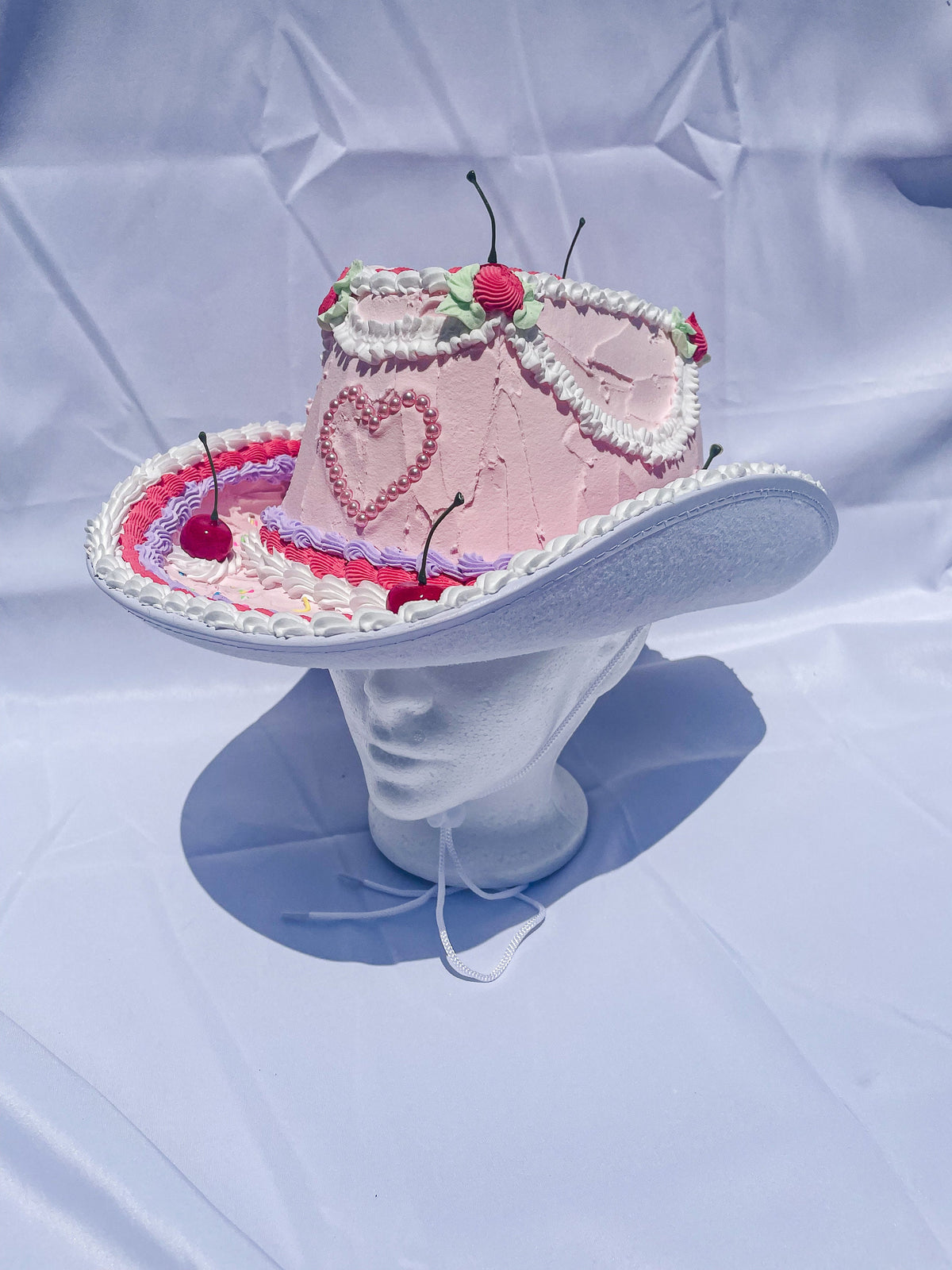 Customizable Faux Cake Cowboy Hat - Adult and Children Sizes