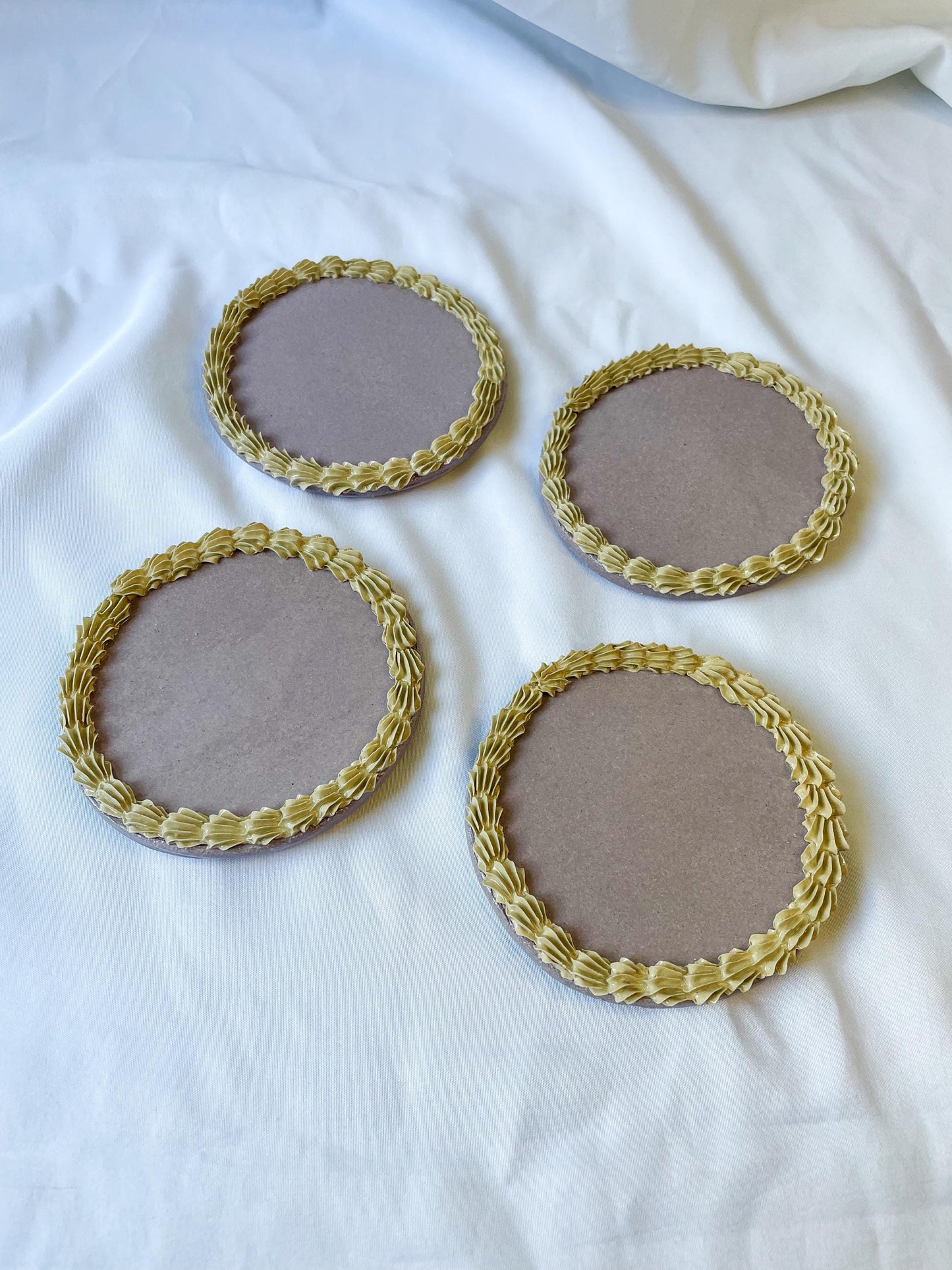 Ceramic “Cake” Coasters