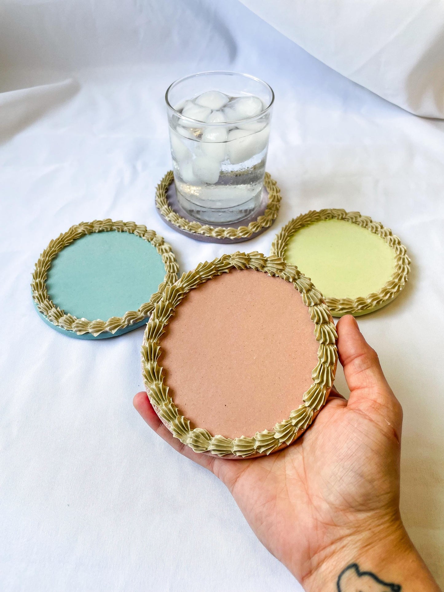 Ceramic “Cake” Coasters