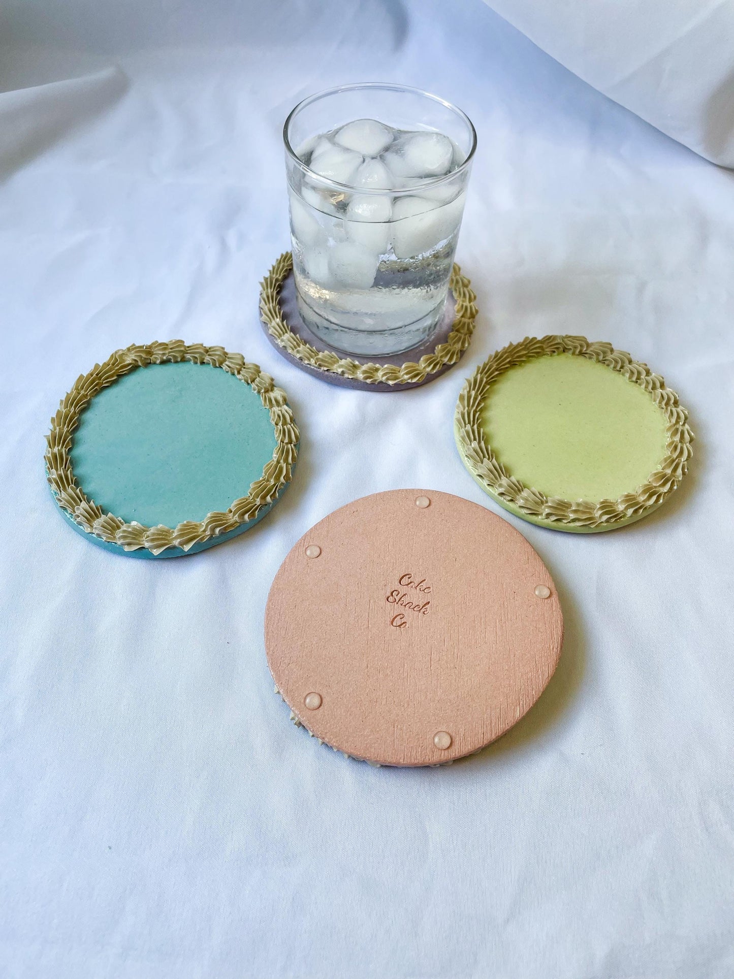 Ceramic “Cake” Coasters