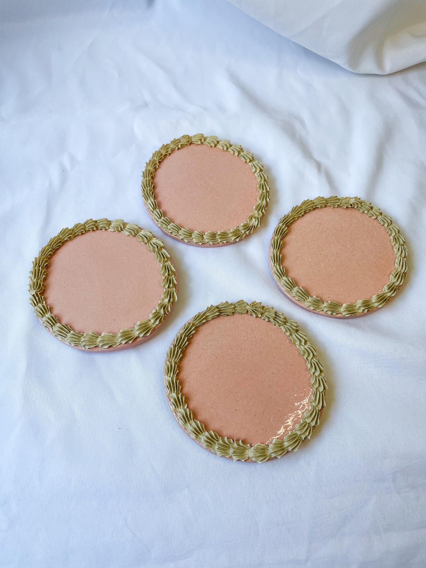 Ceramic “Cake” Coasters