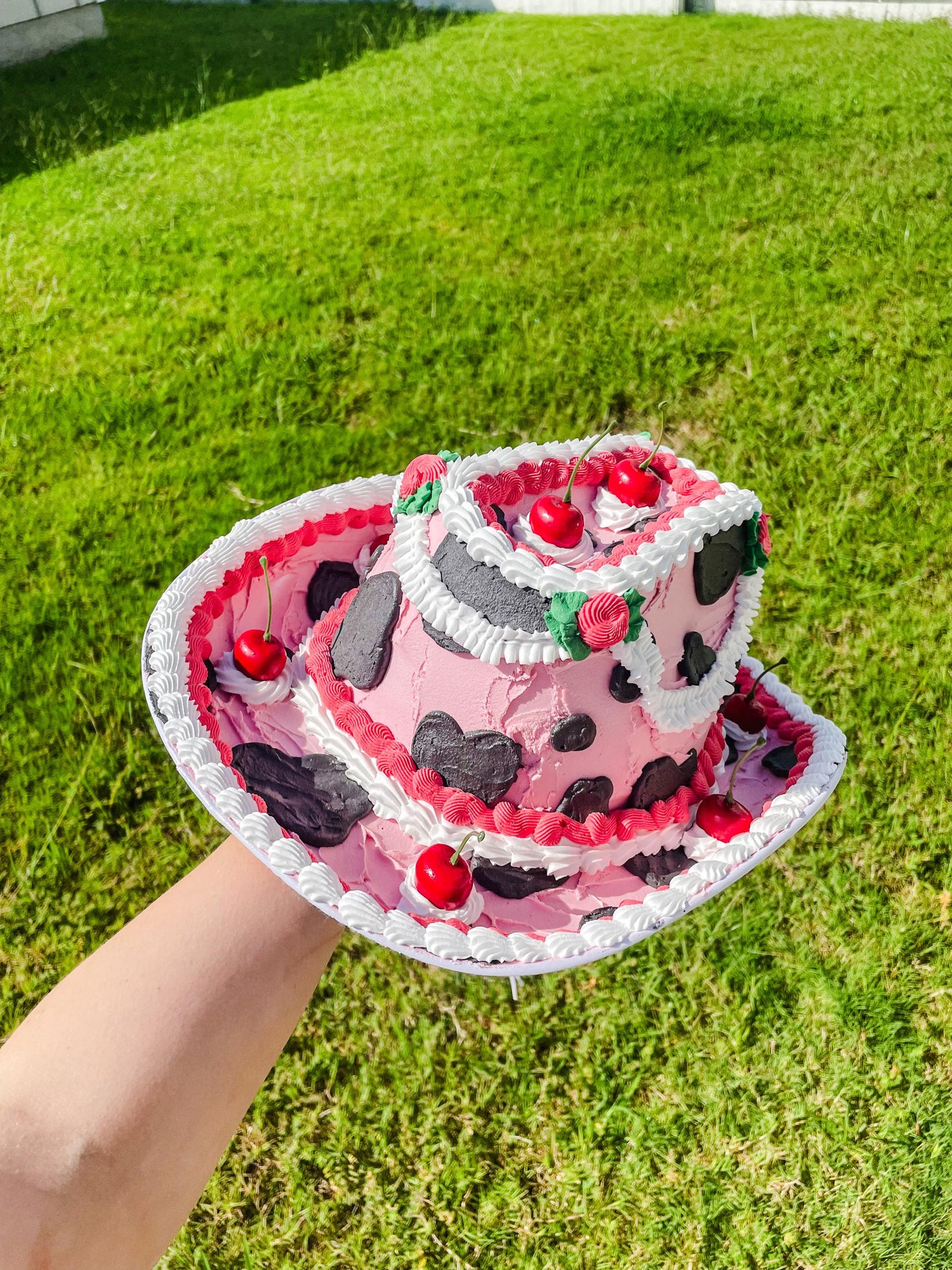 Customizable Faux Cake Cowboy Hat