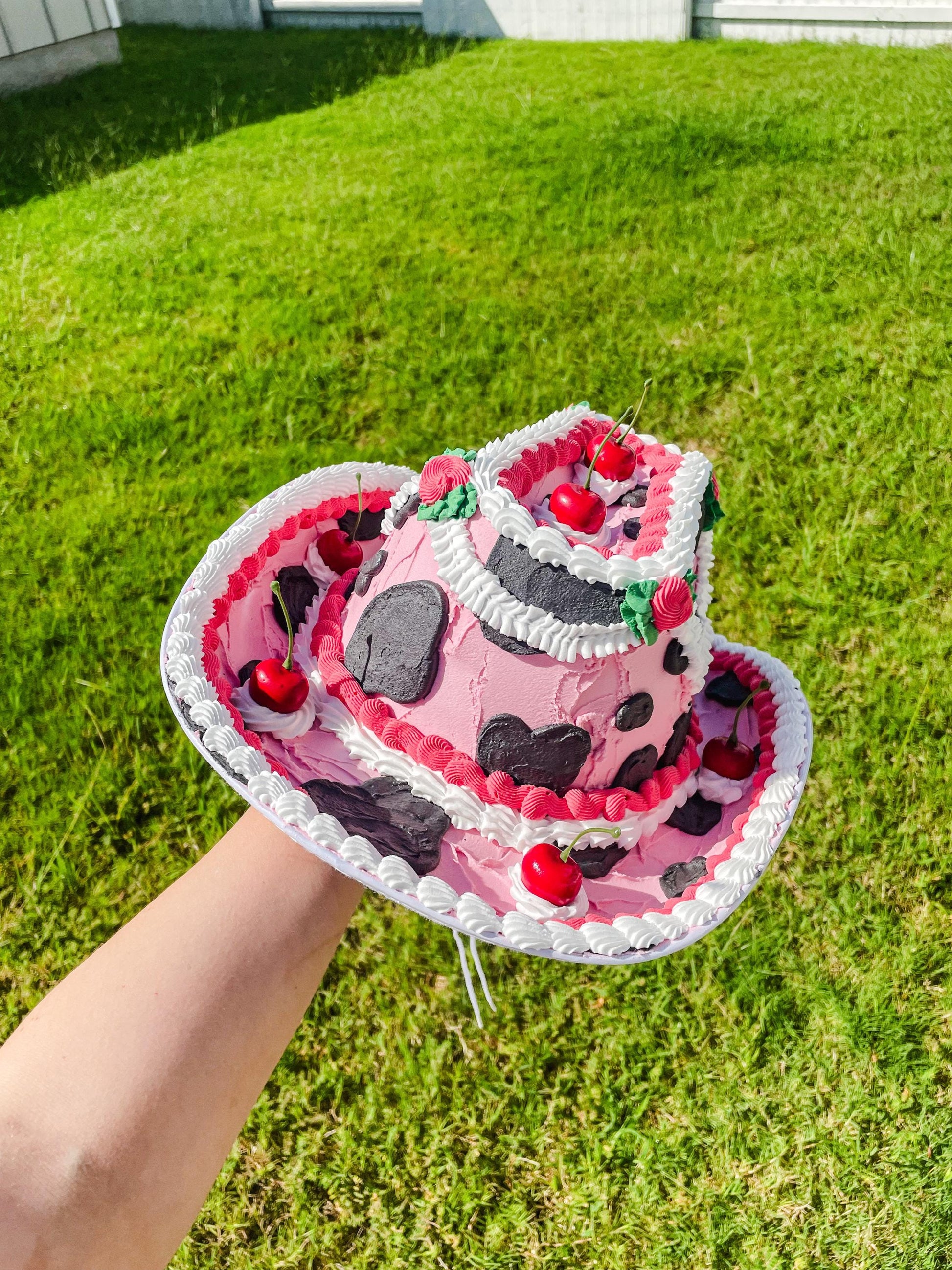 Customizable Faux Cake Cowboy Hat