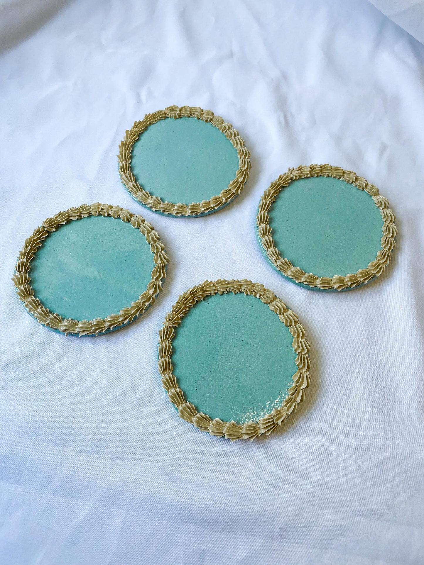 Ceramic “Cake” Coasters