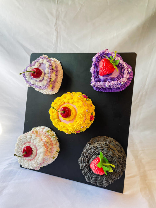 Customizable Mini Fake Cake Magnets