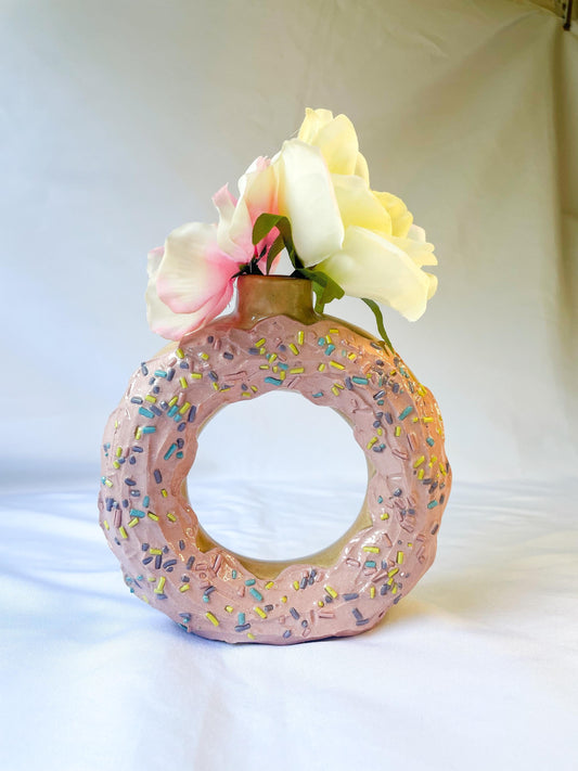 Ceramic Donut Vase