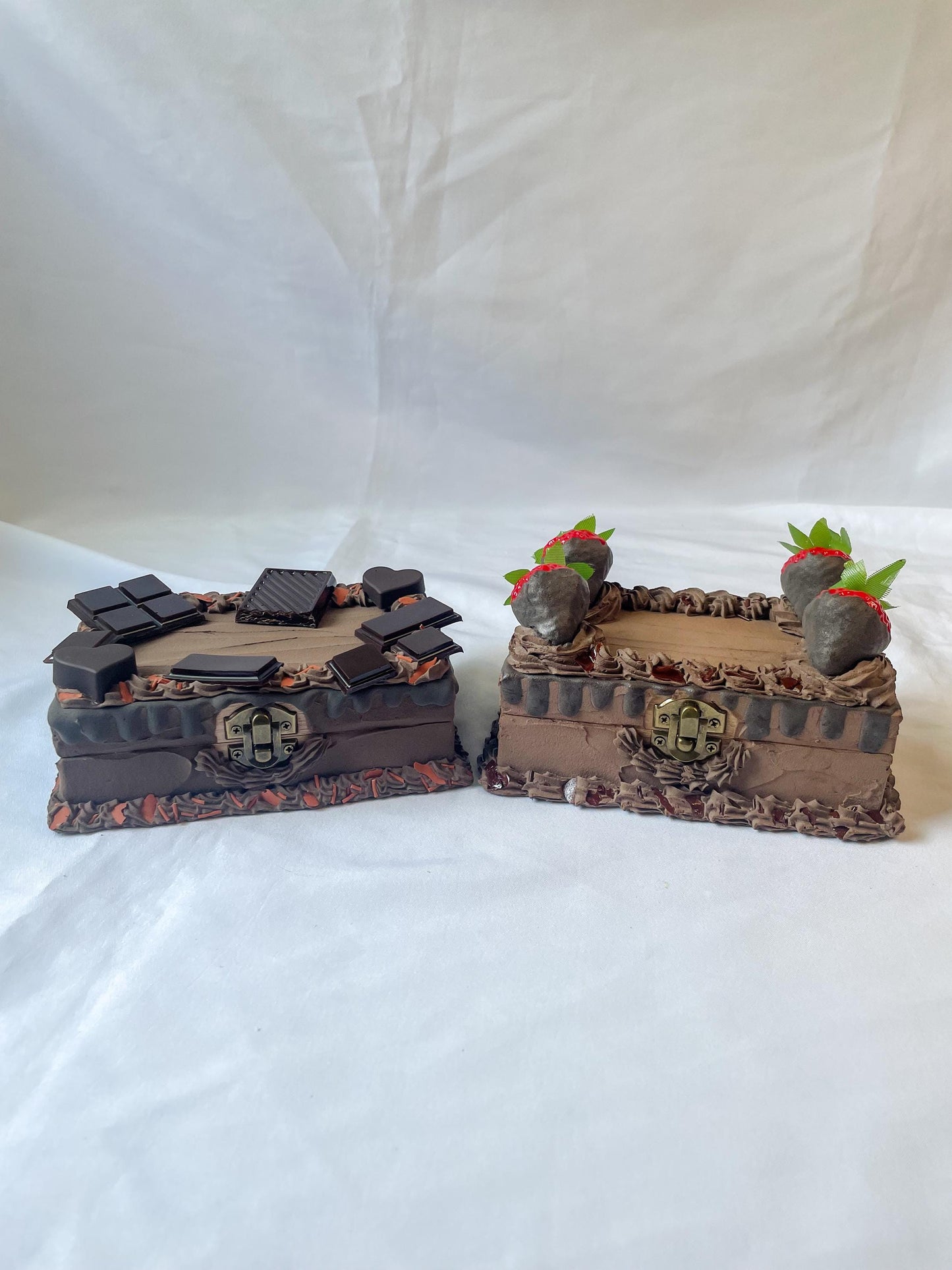 Chocolate Fake Cake Boxes
