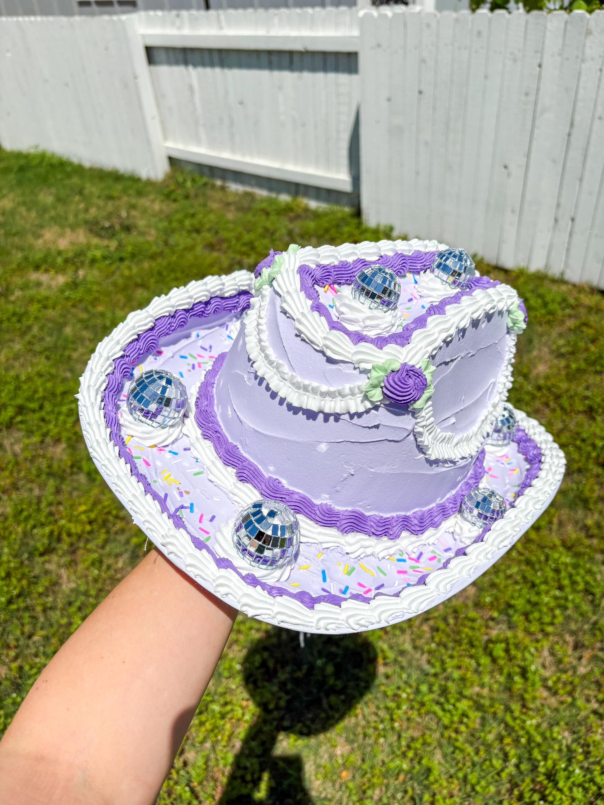 Customizable Faux Cake Cowboy Hat