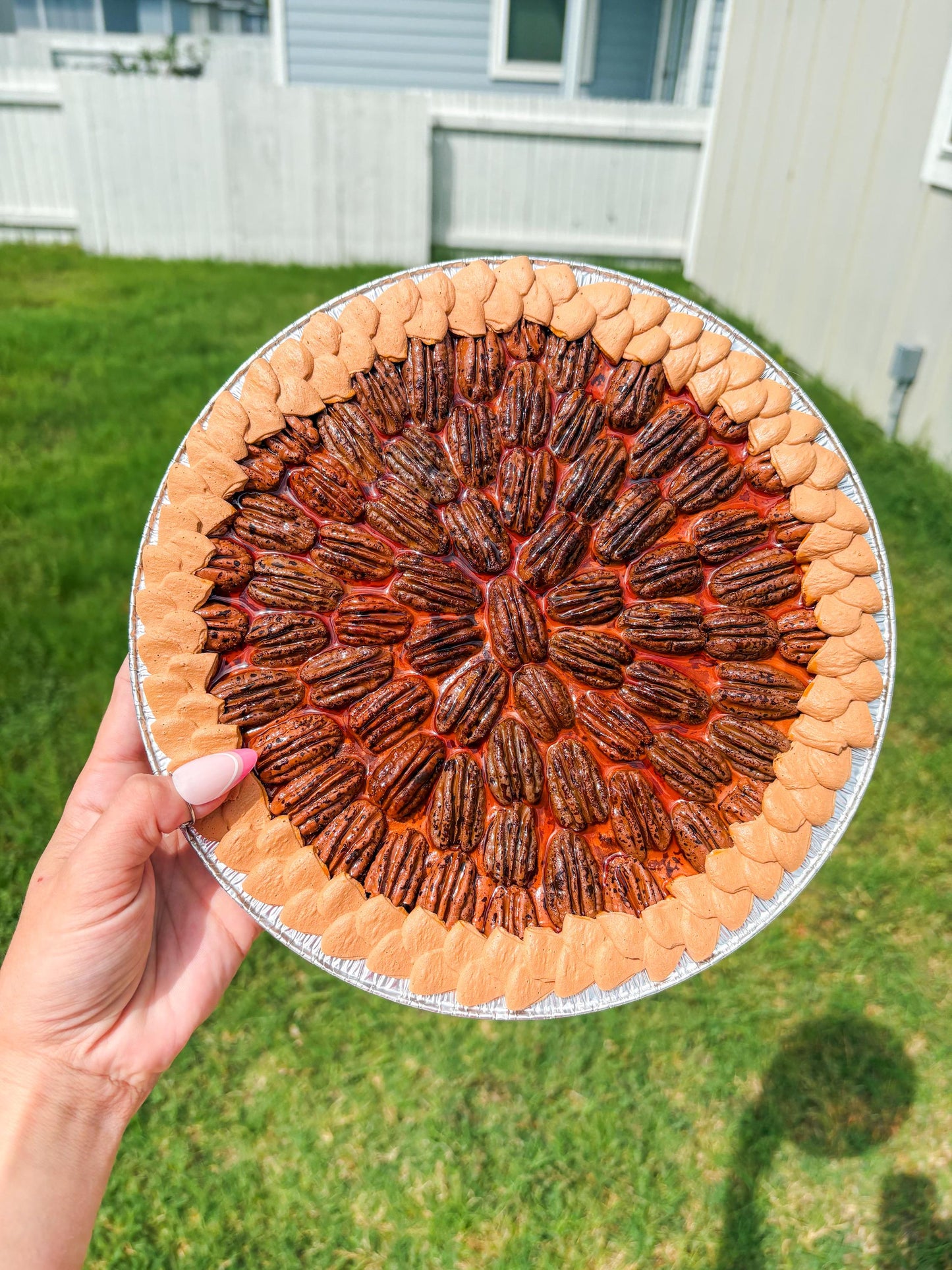 Customizable Fake 8inch Traditional Pies - Pumpkin, Chocolate, Pecan and Peppermint