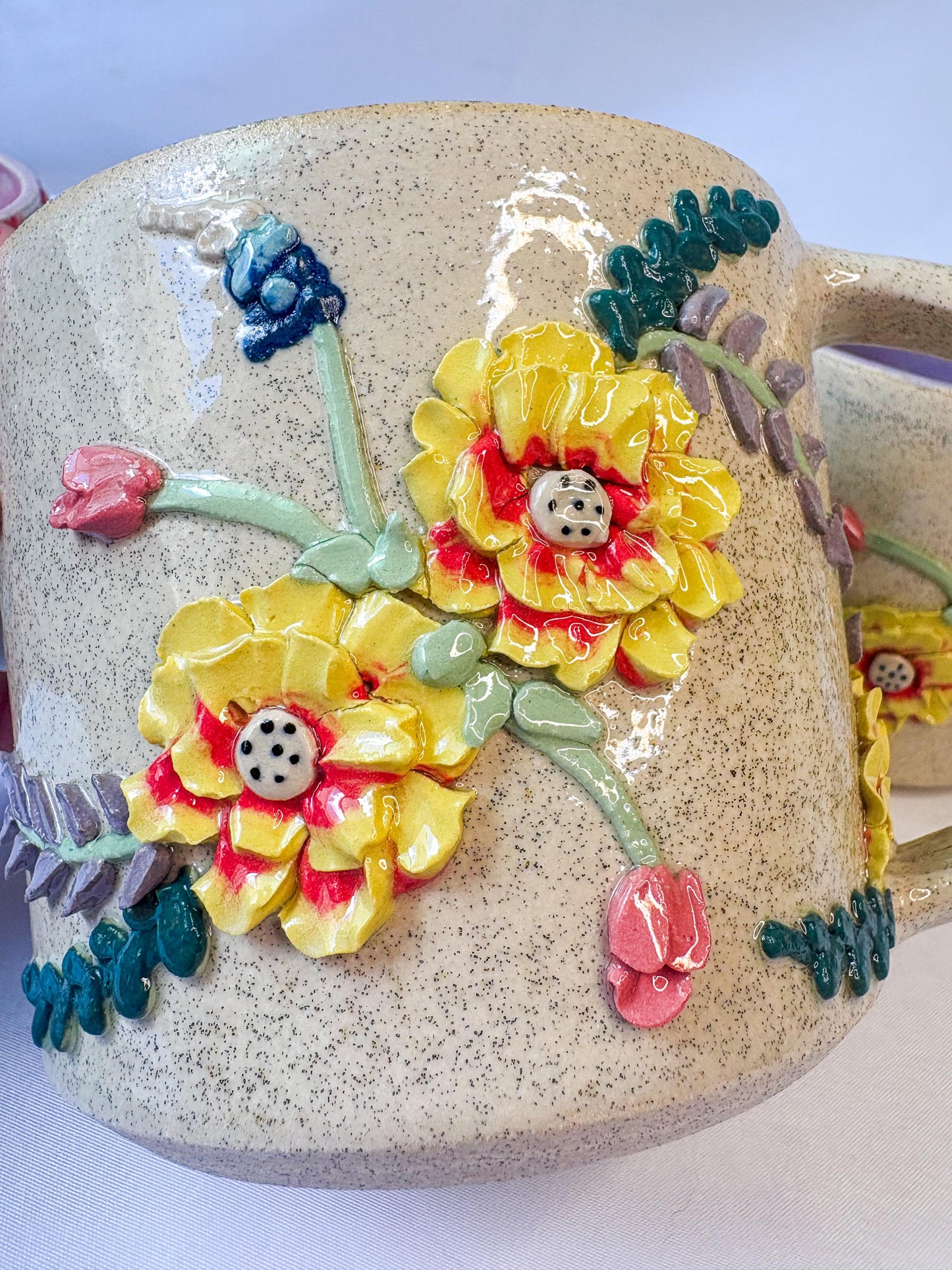 Ceramic Wildflower Mugs