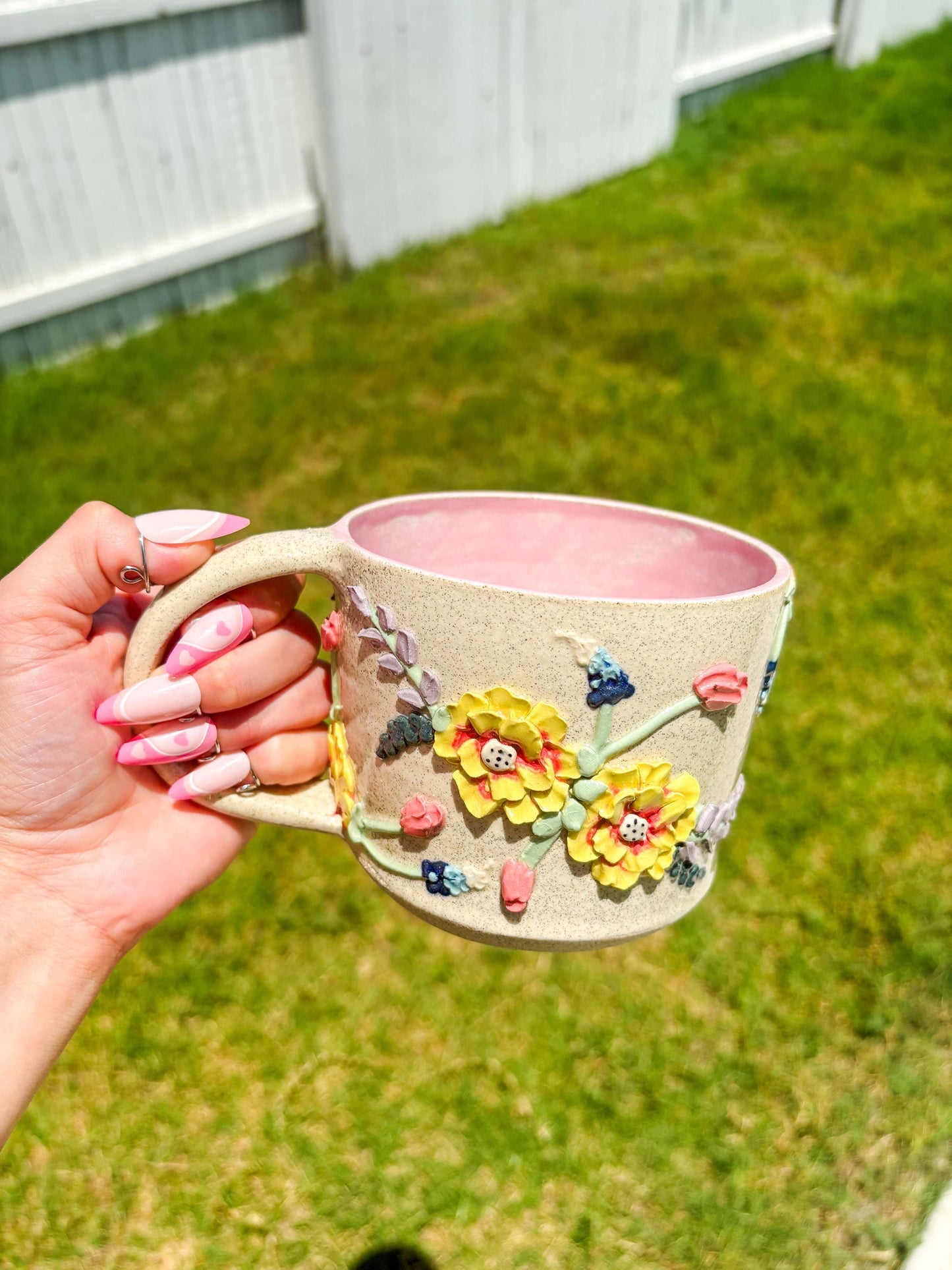 Ceramic Wildflower Mugs