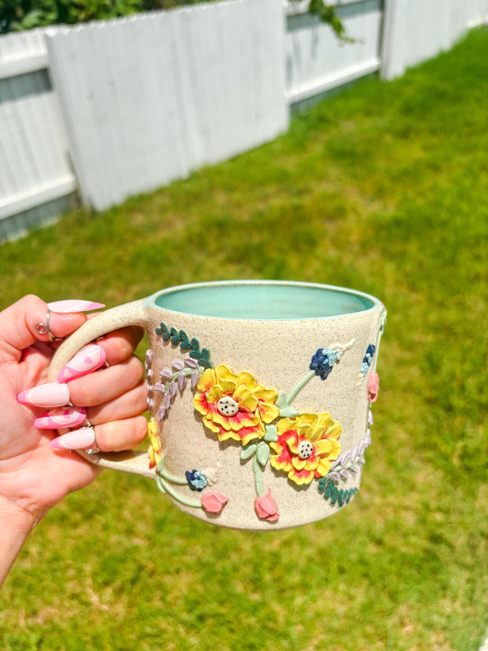 Ceramic Wildflower Mugs