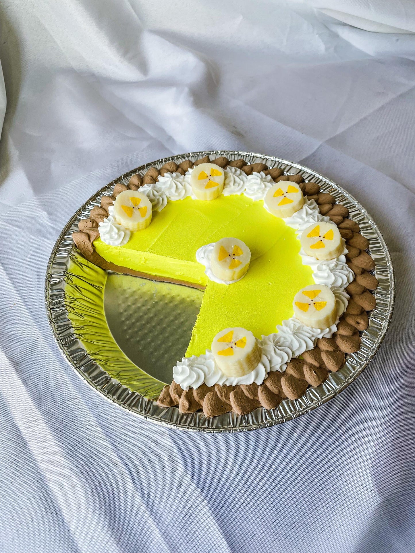 Customizable Fake 8inch Fruit Pies - Lemon, Key Lime, Banana and Tangerine