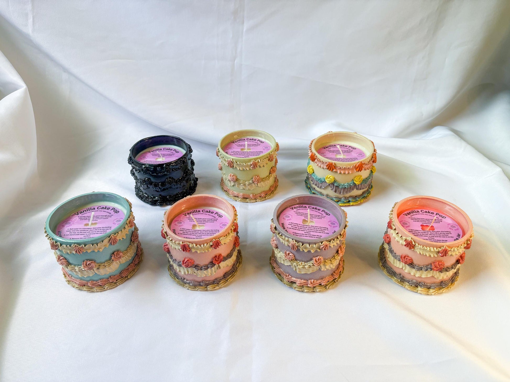 Ceramic Cake Candles