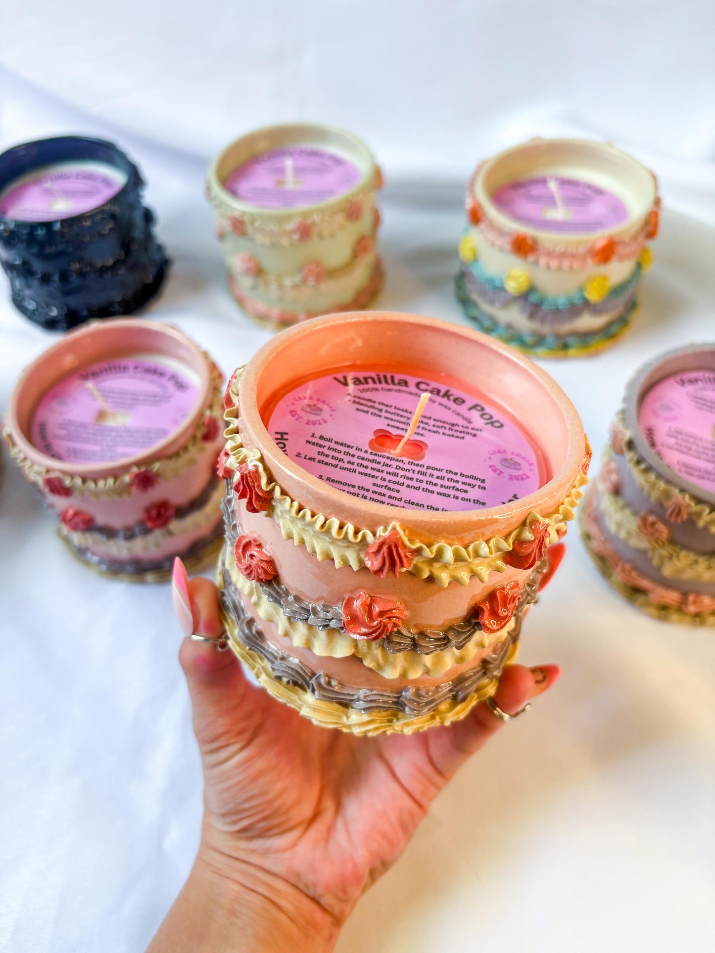 Ceramic Cake Candles