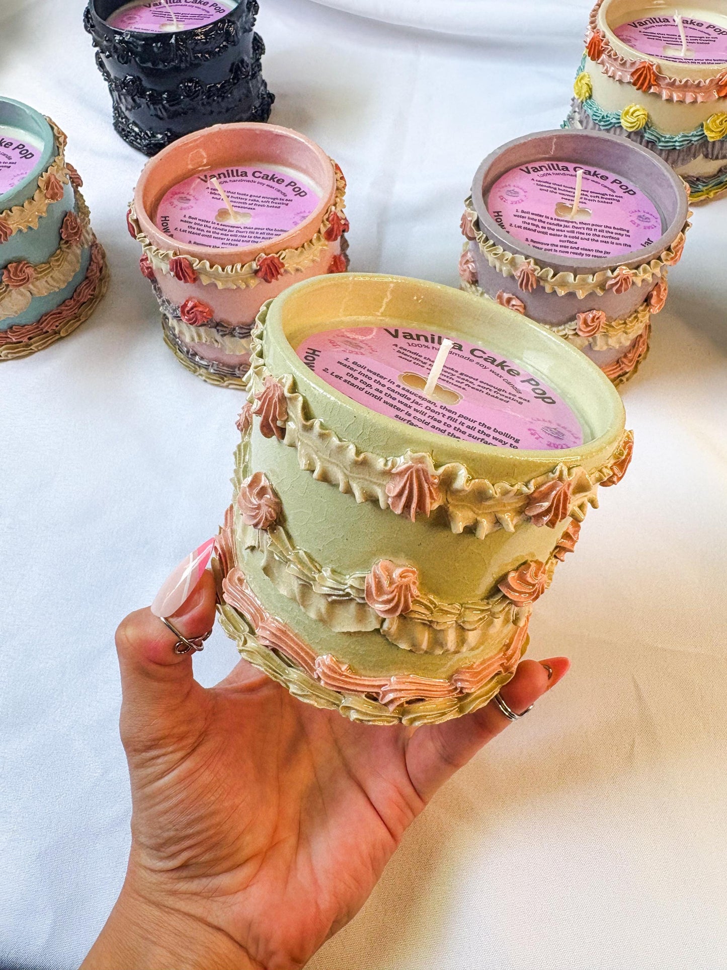 Ceramic Cake Candles