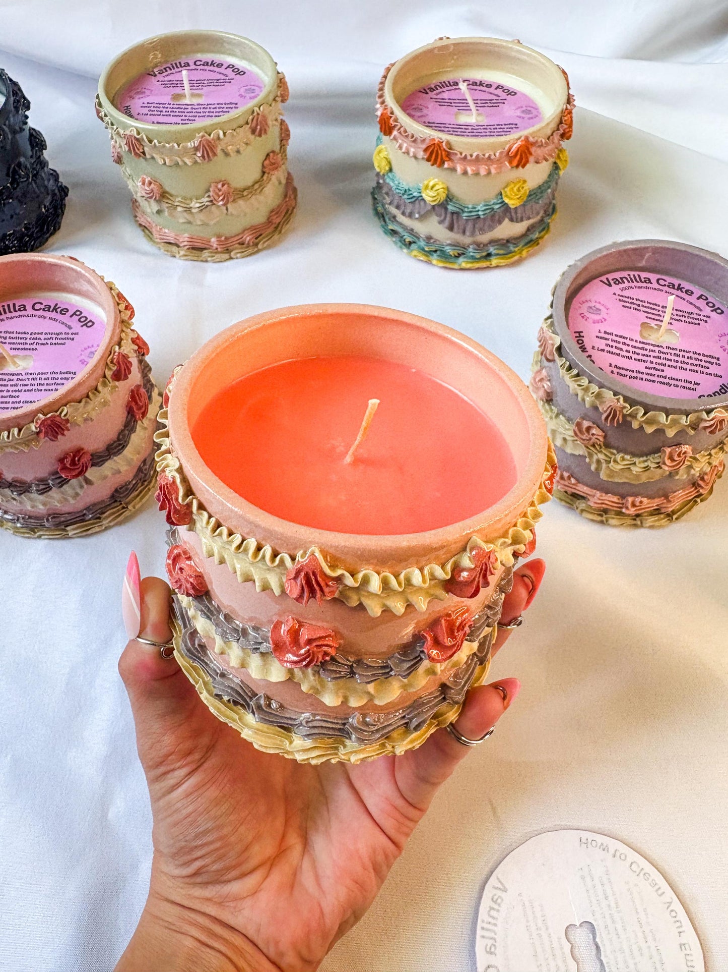 Ceramic Cake Candles