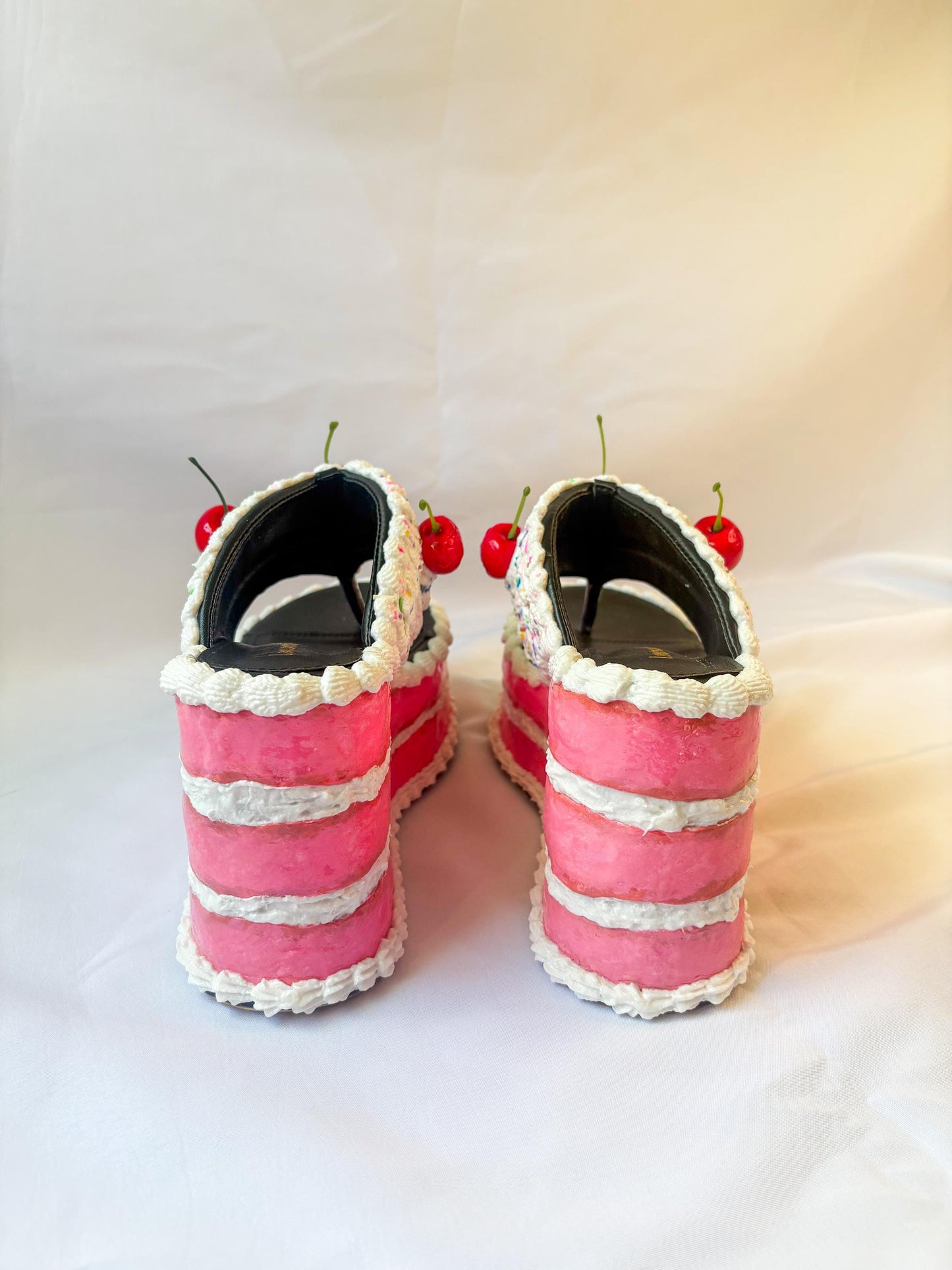 Fake Pink Cake Wedges