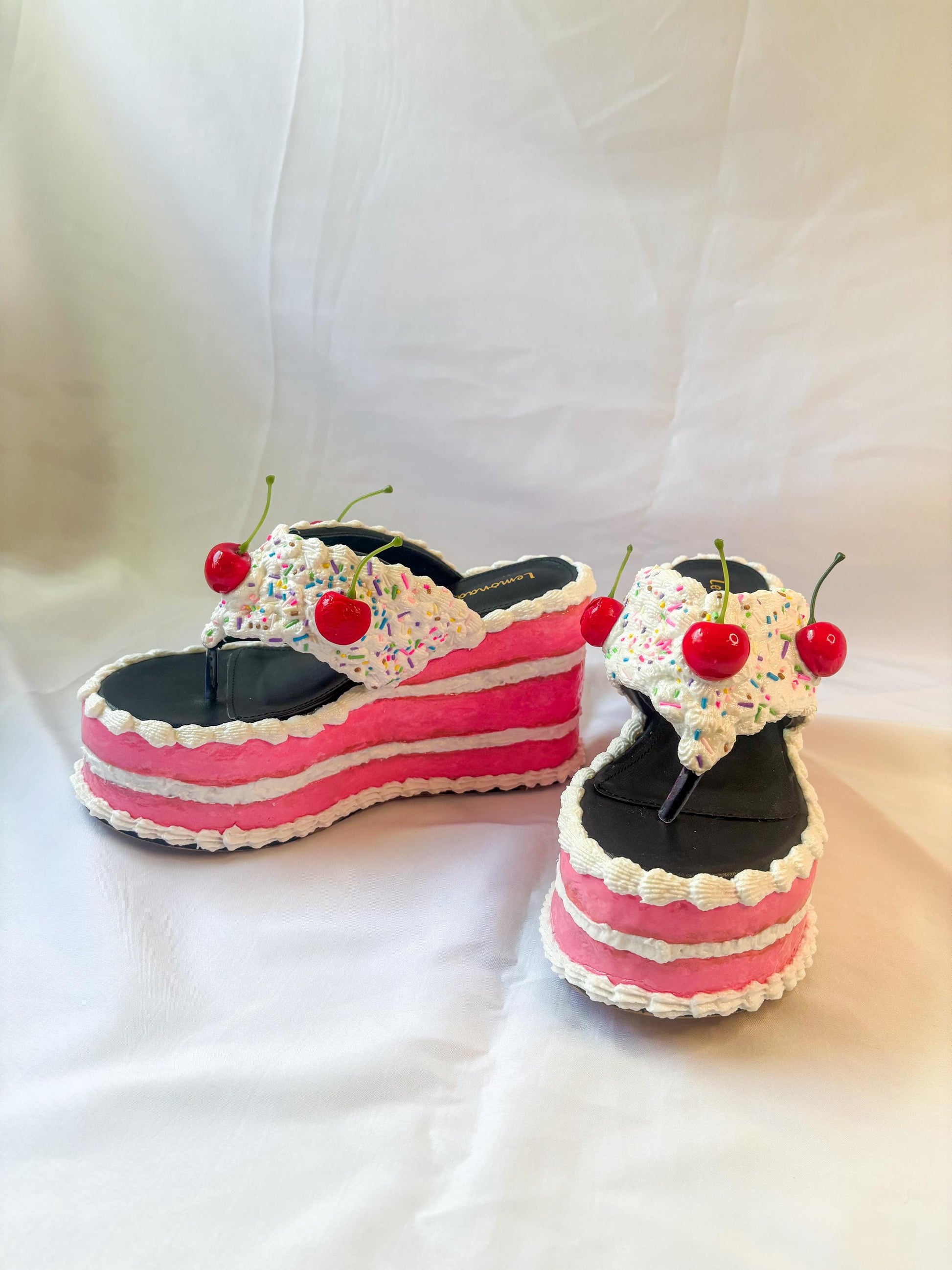 Fake Pink Cake Wedges