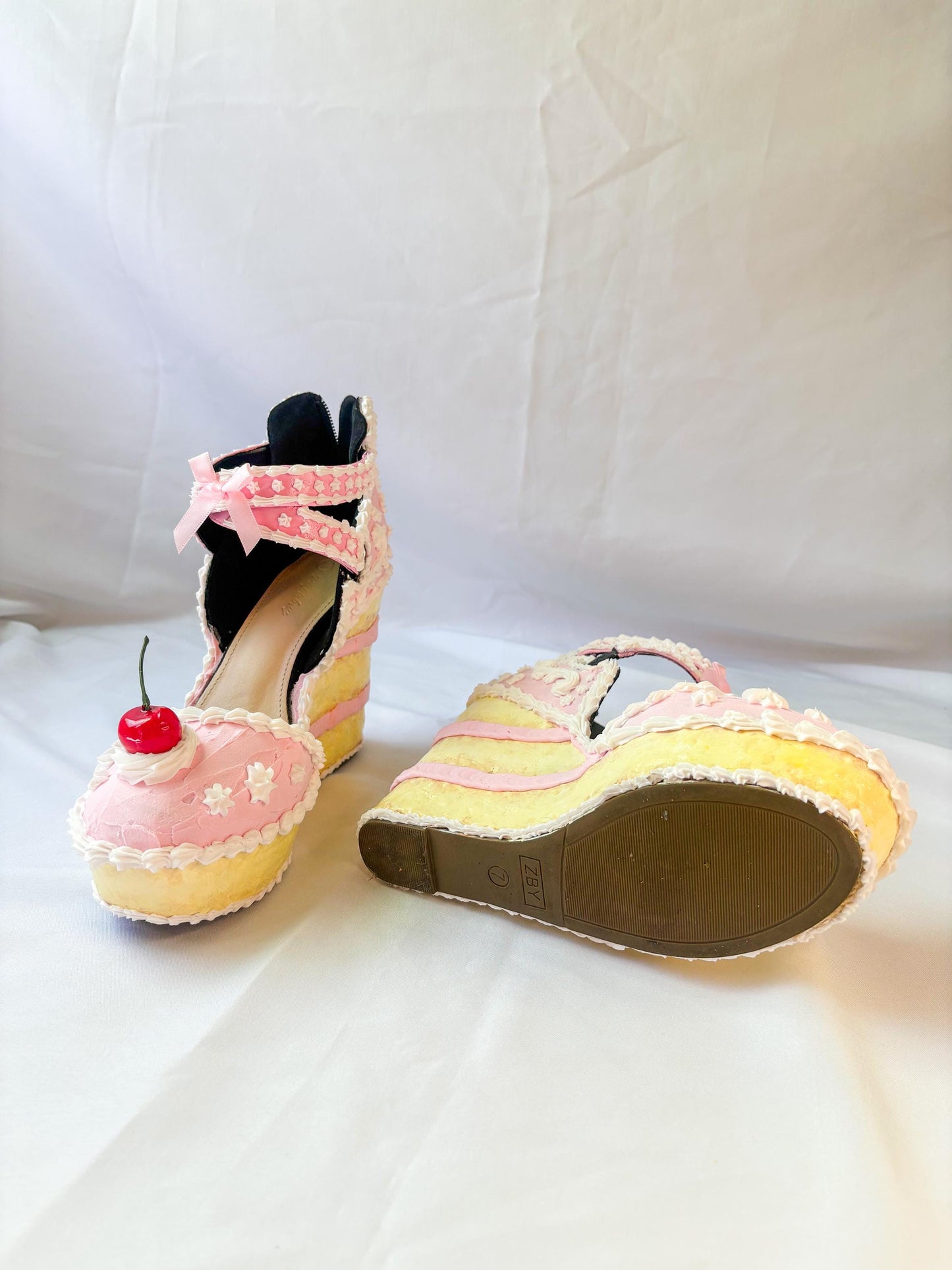 Fake Vanilla Cake Wedges