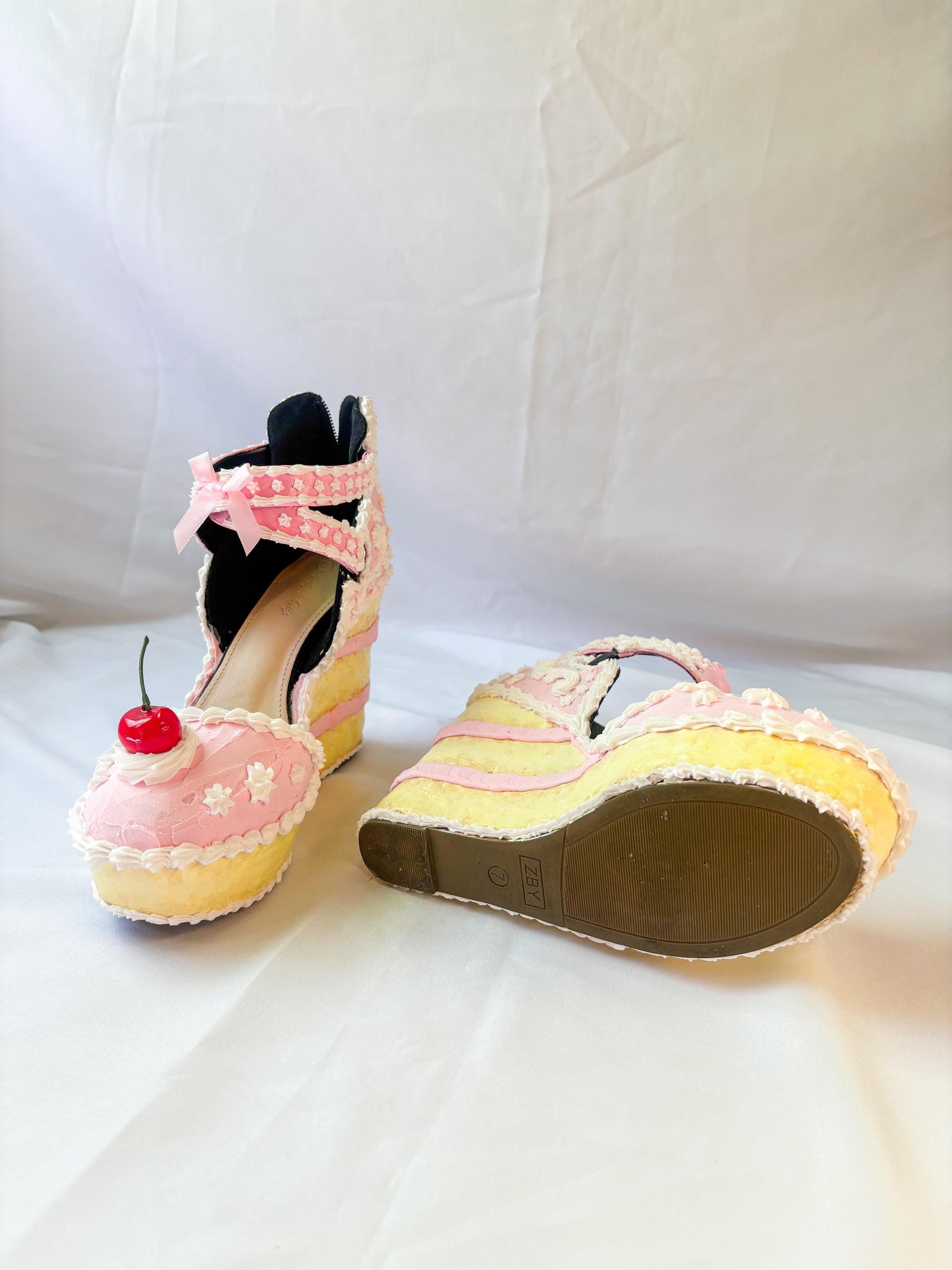 Fake Vanilla Cake Wedges