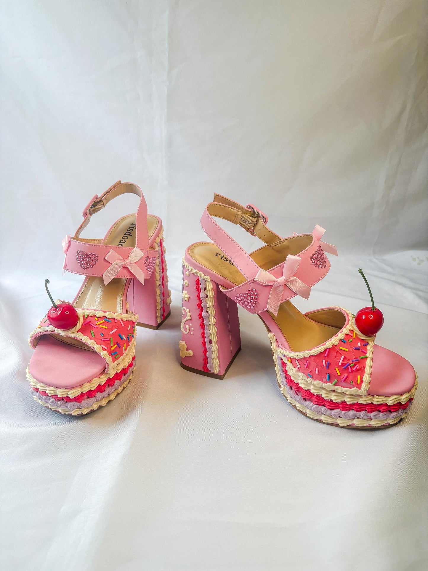 Fake Cake Platform Heels