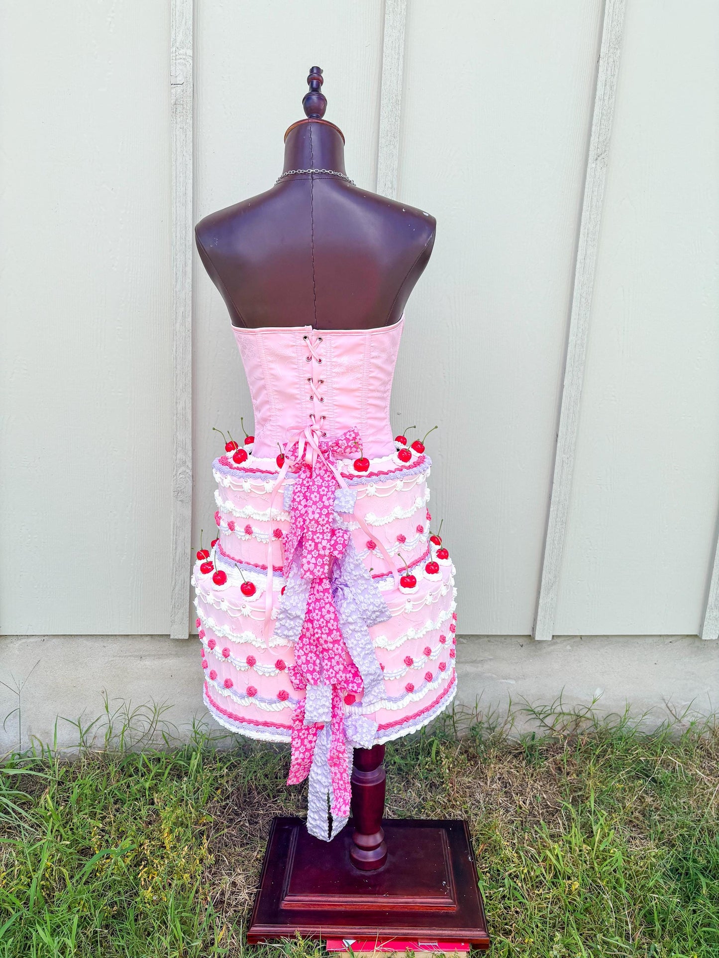 Fake Cake Tiered Skirt and Corset