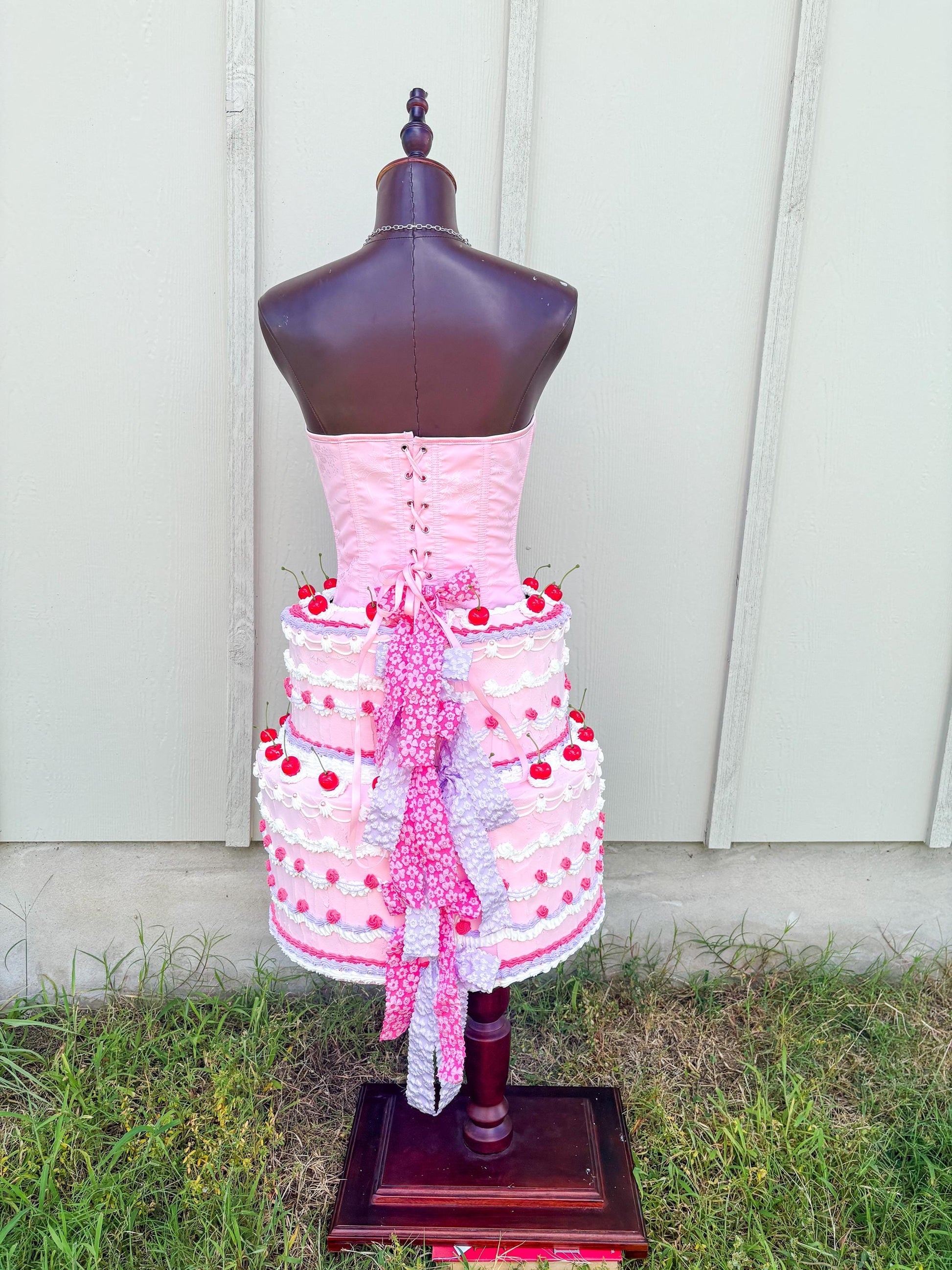 Fake Cake Tiered Skirt and Corset