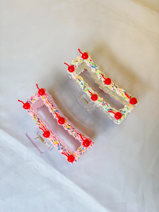 Fake Cake Large Hair Claws