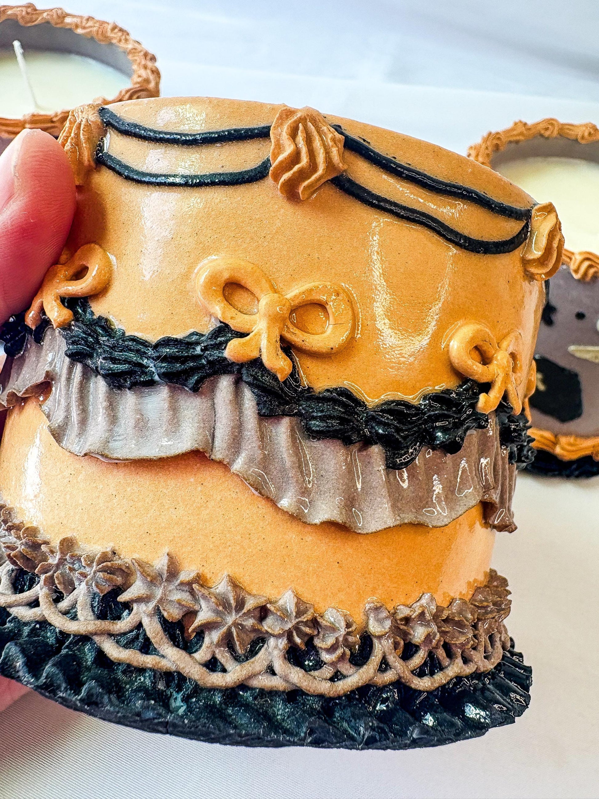 Halloween Ceramic Cake Candles